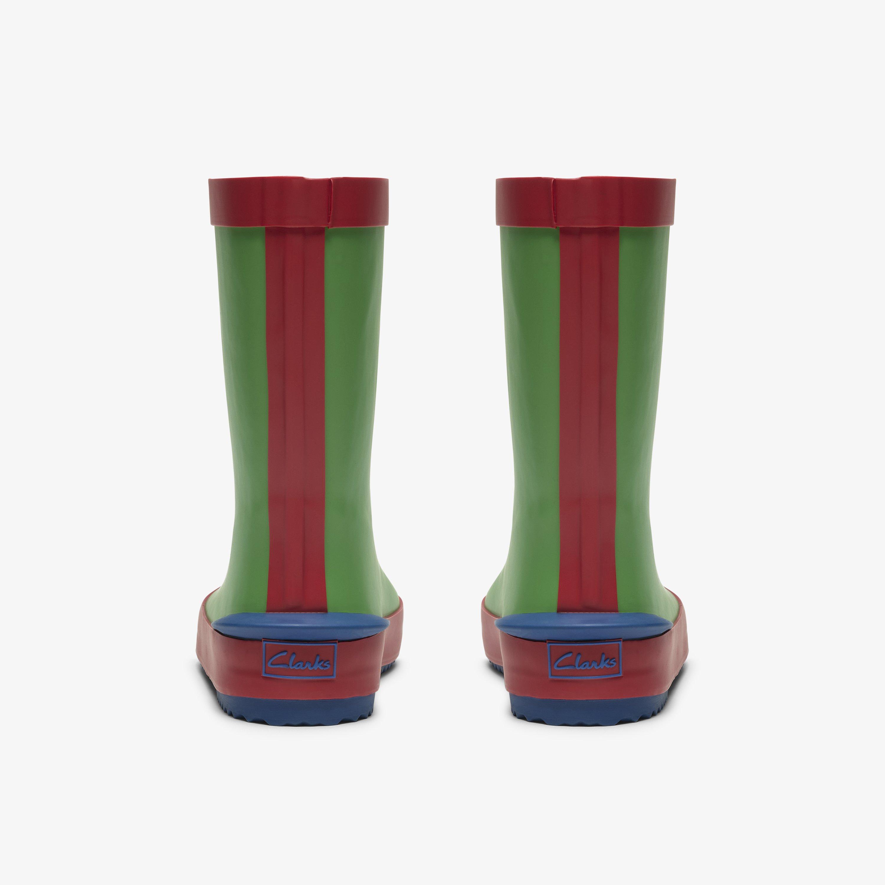 Tarri Run Toddler Green Combination Wellies, view 5 of 6