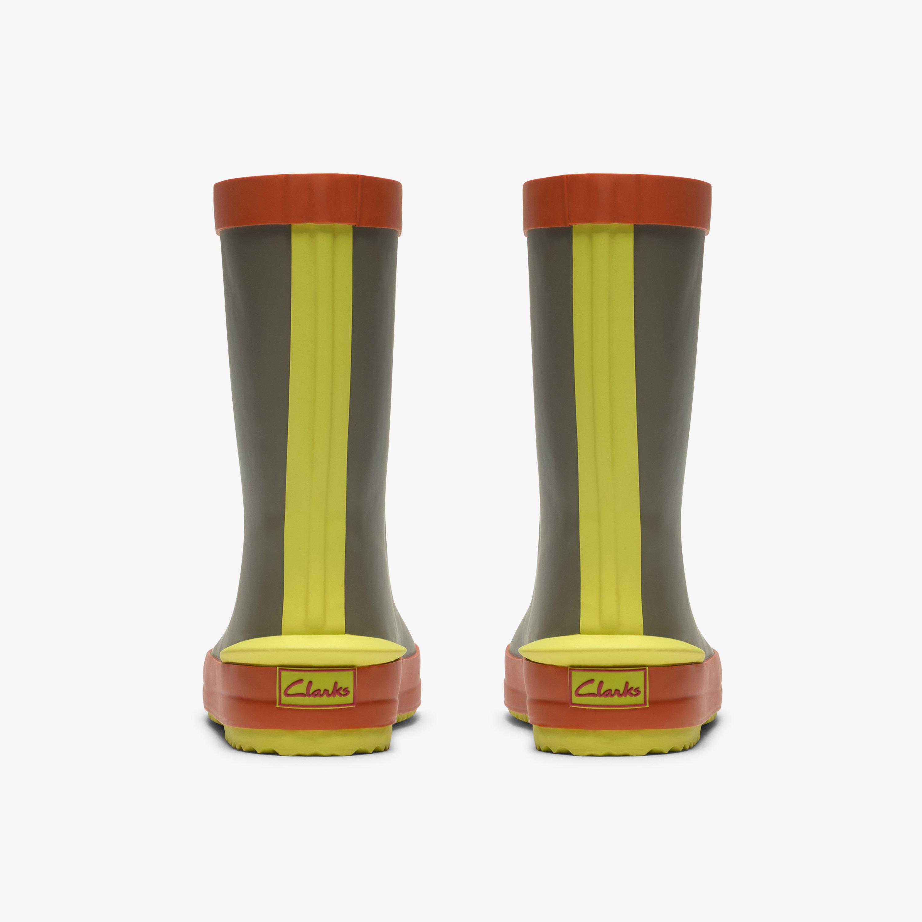 Tarri Run Toddler Khaki Combination Wellies, view 5 of 6