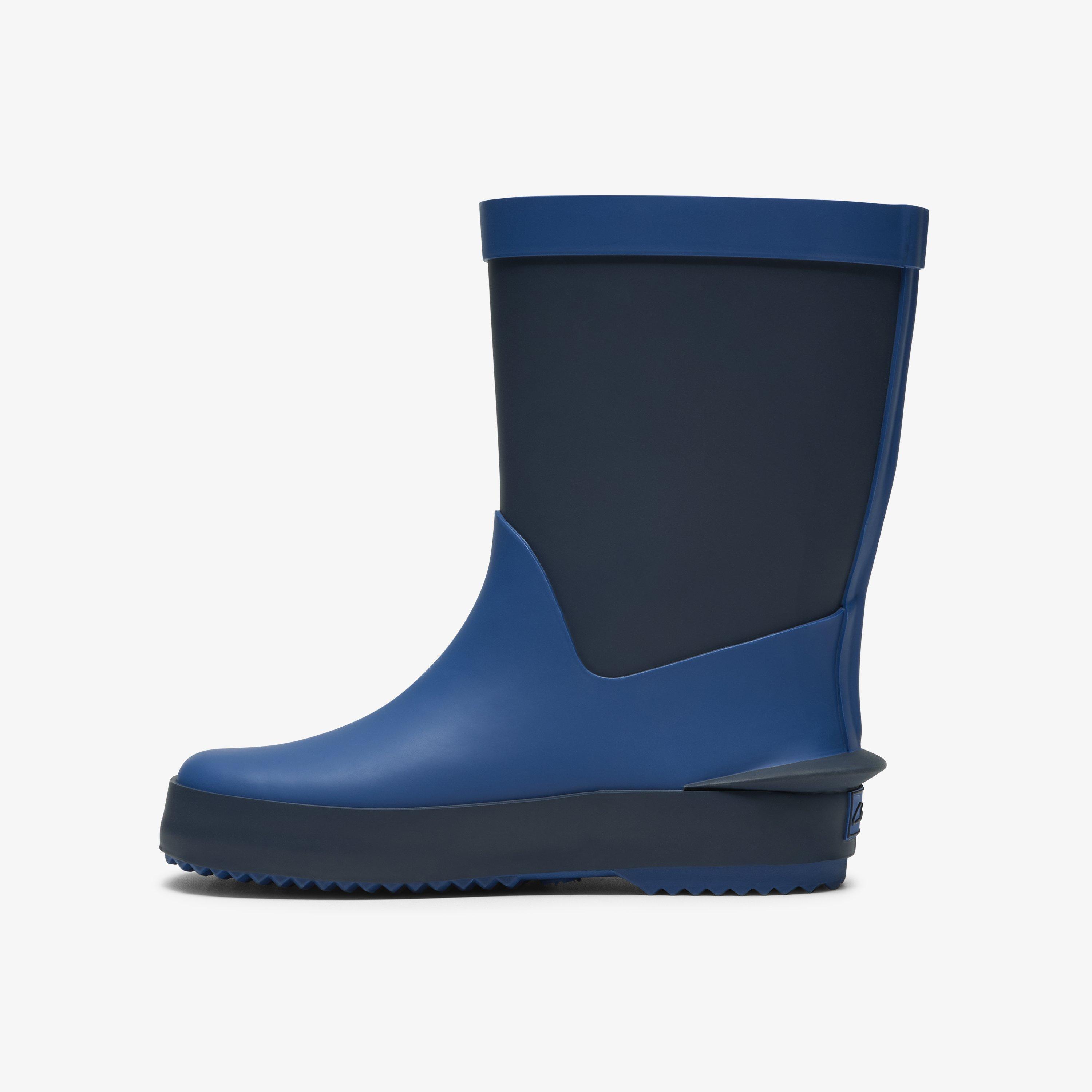Tarri Run Toddler Navy/Blue Wellies, view 2 of 6