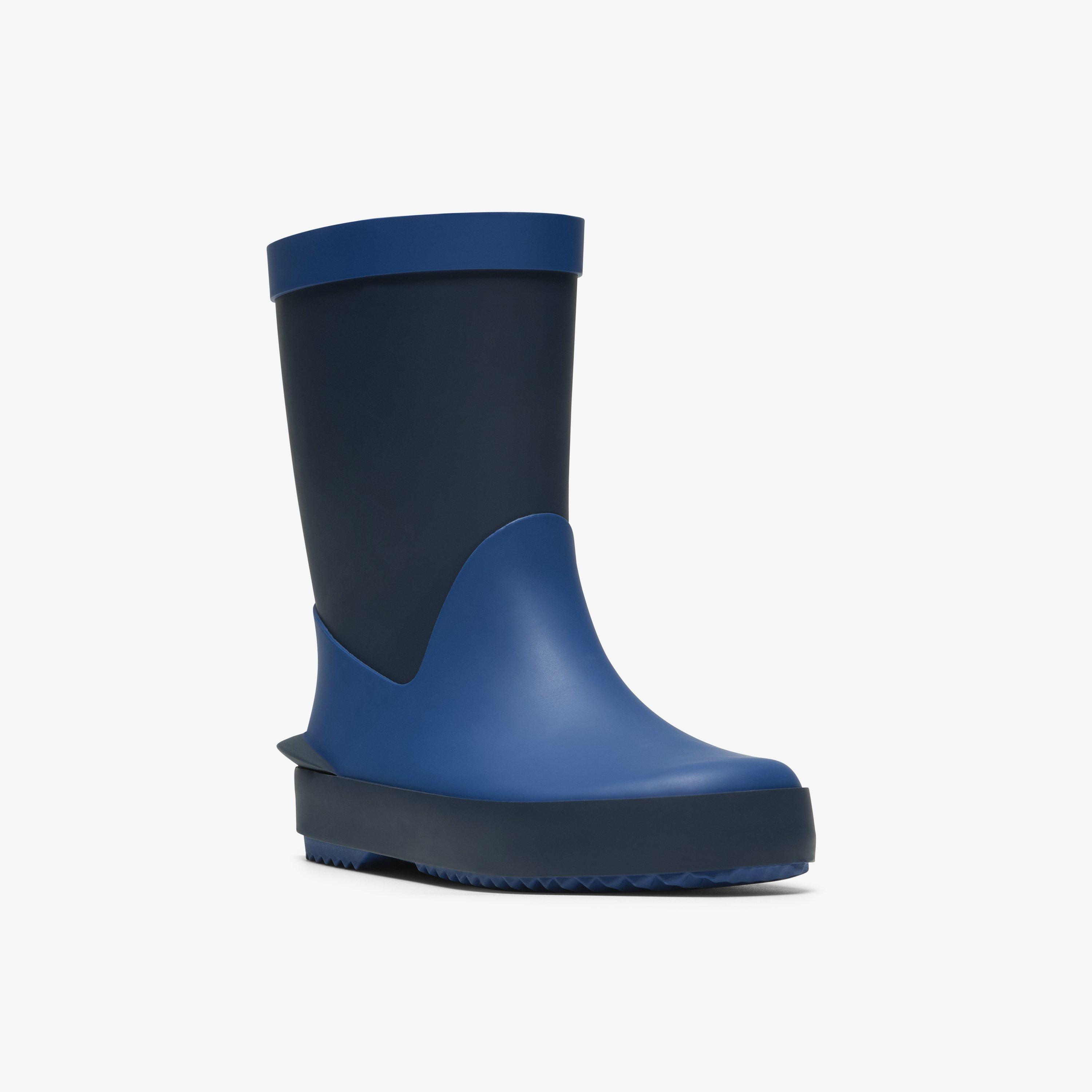 Tarri Run Toddler Navy/Blue Wellies, view 4 of 6
