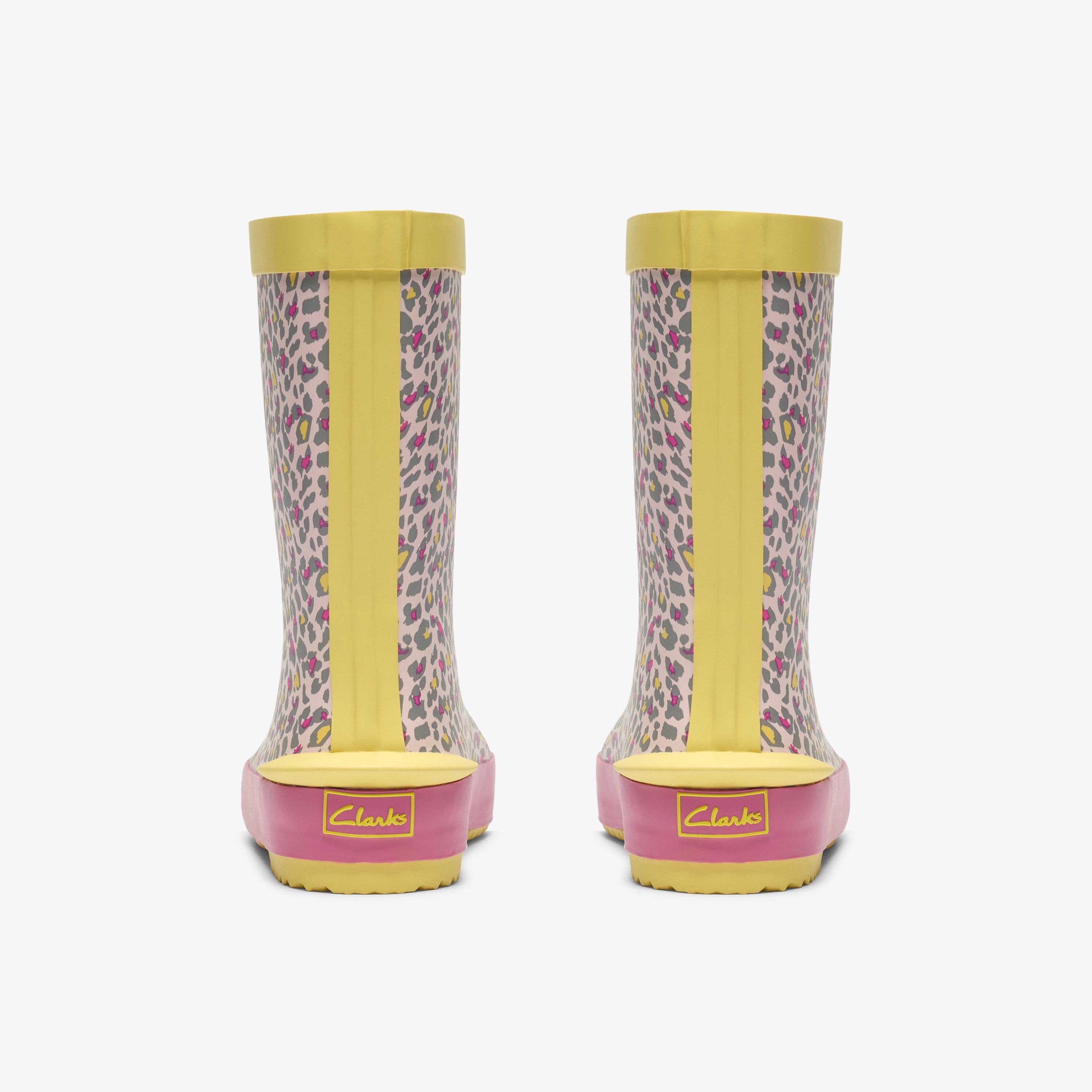 Tarri Run Toddler Pink/Multicolour Wellies, view 5 of 6