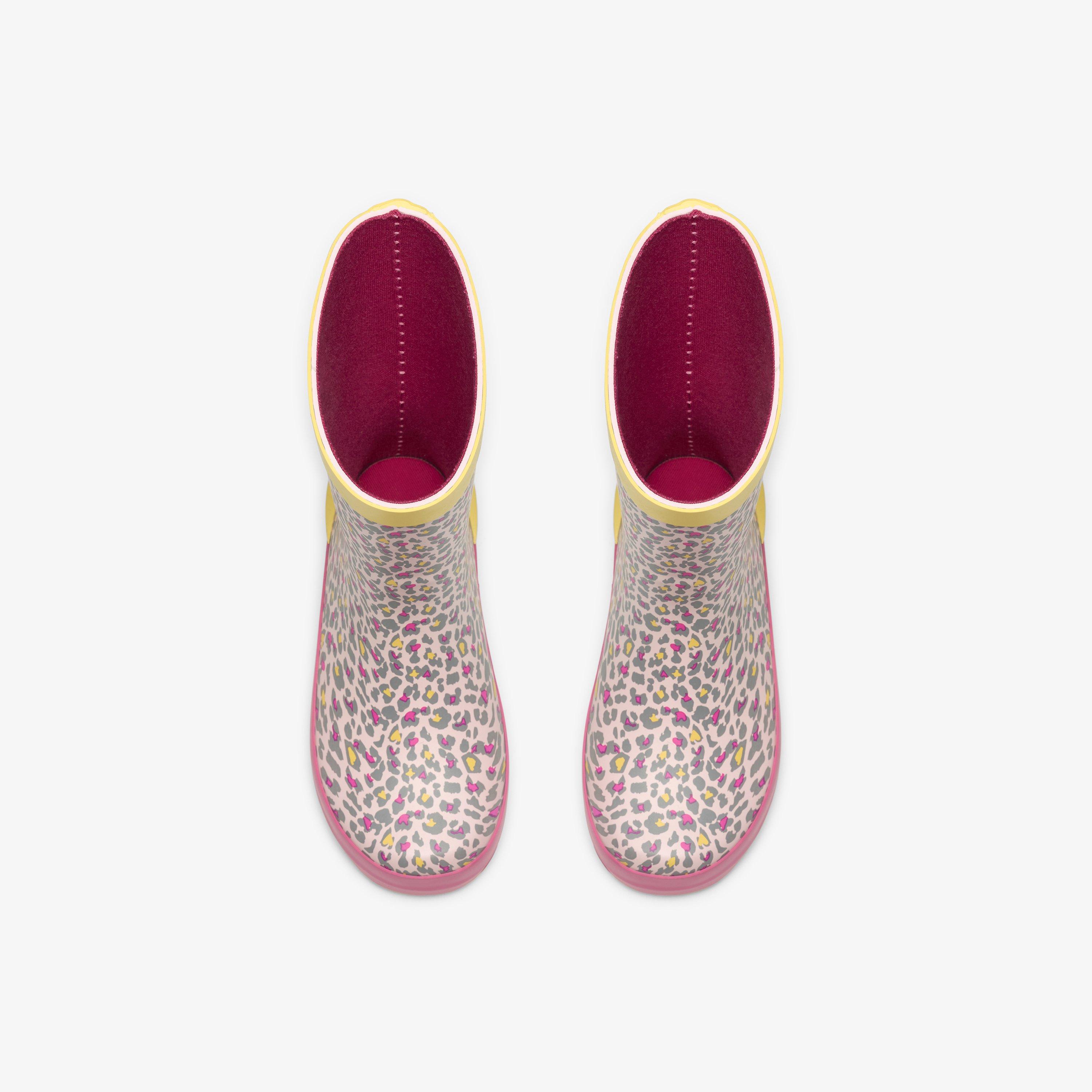 Tarri Run Toddler Pink/Multicolour Wellies, view 6 of 6