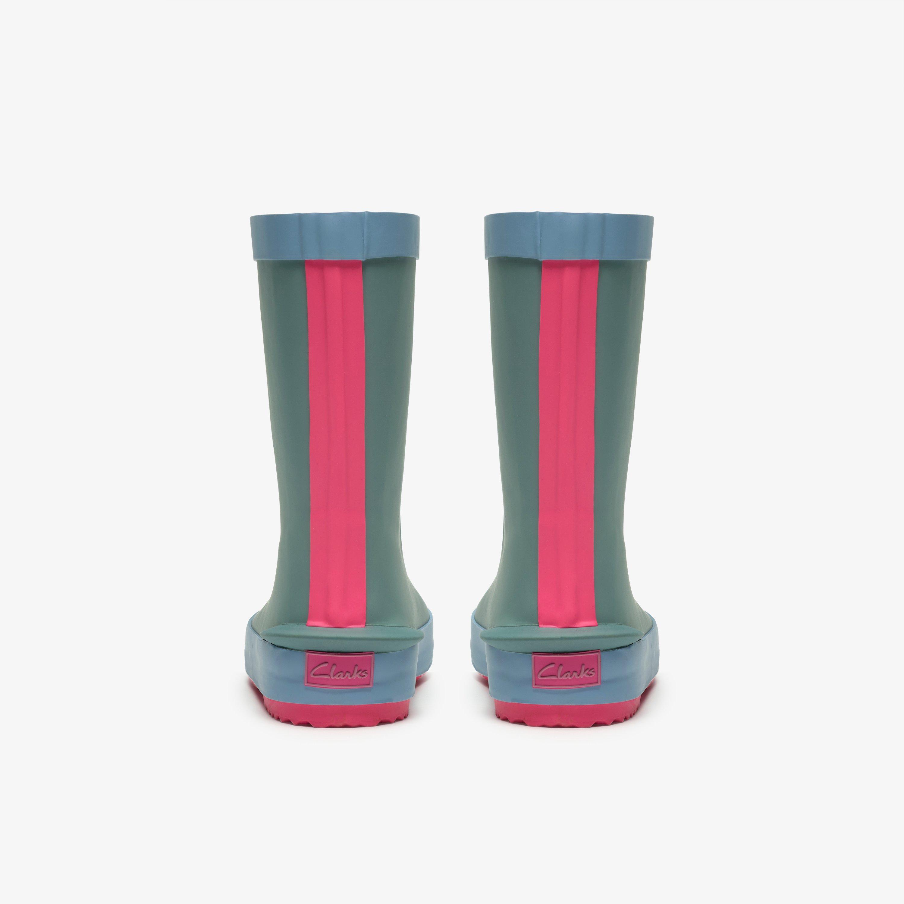Tarri Run Toddler Sage Combination Wellies, view 5 of 6