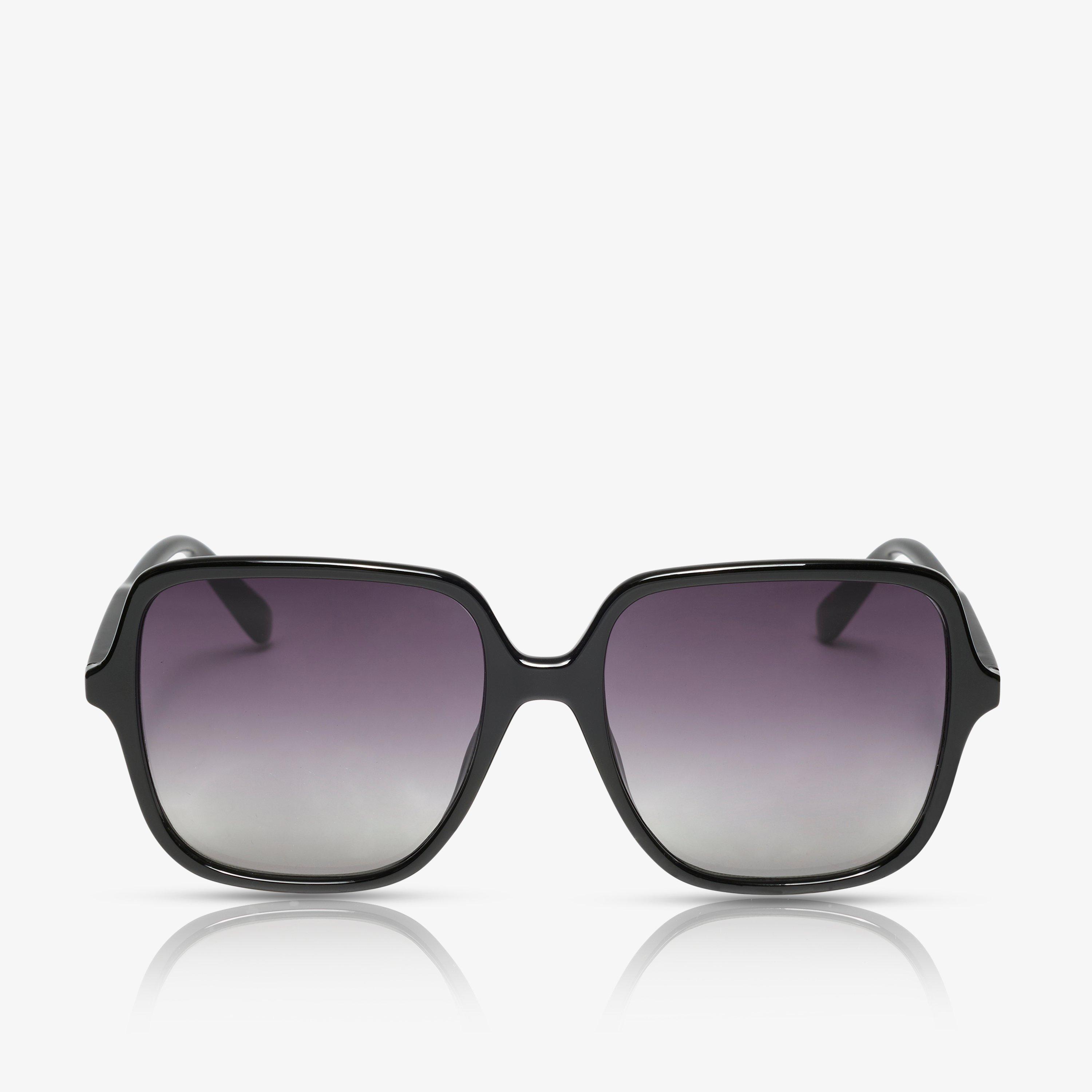 Cleo Oversized Black Sunglasses, view 1 of 4