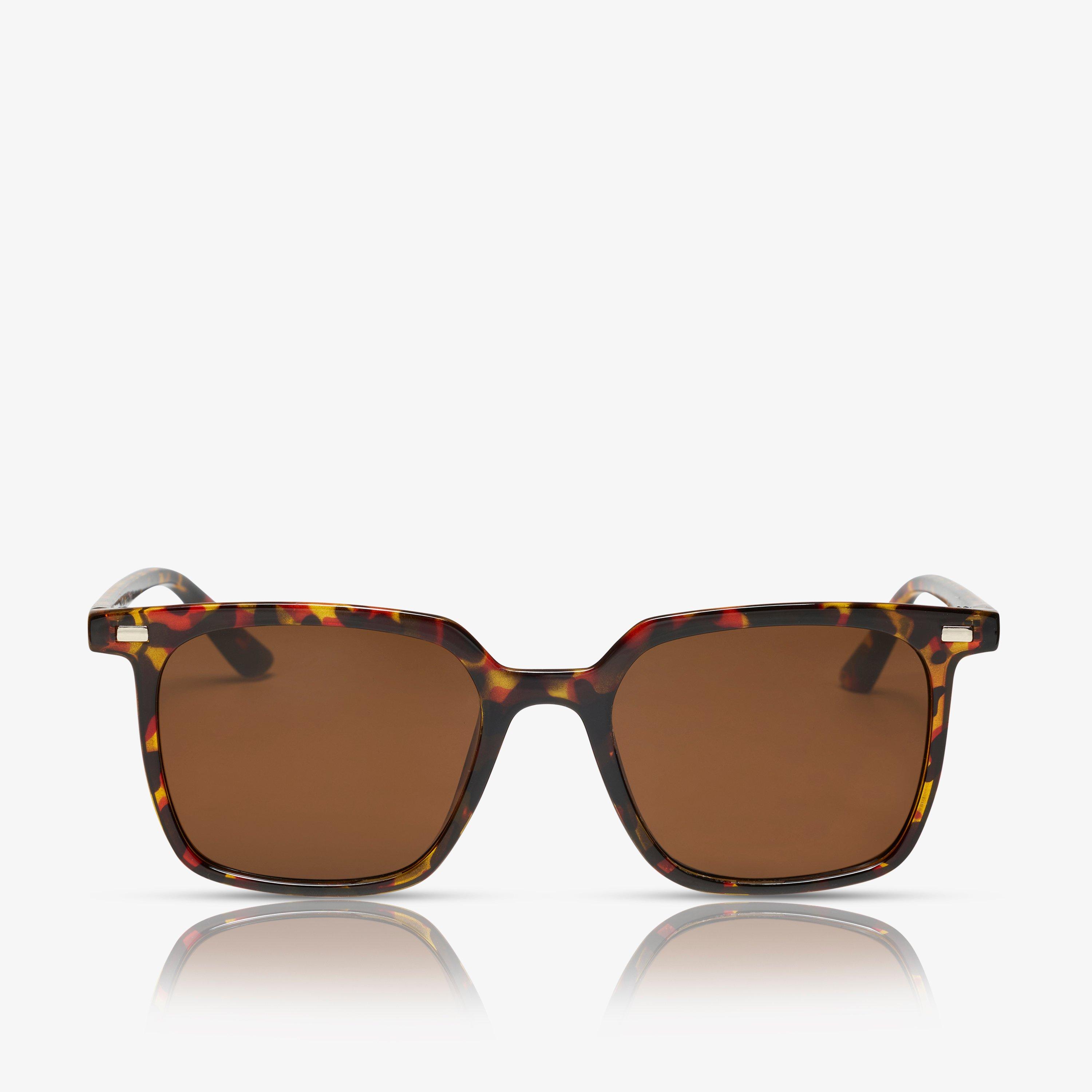 Lani Square Dark Brown Sunglasses, view 1 of 4