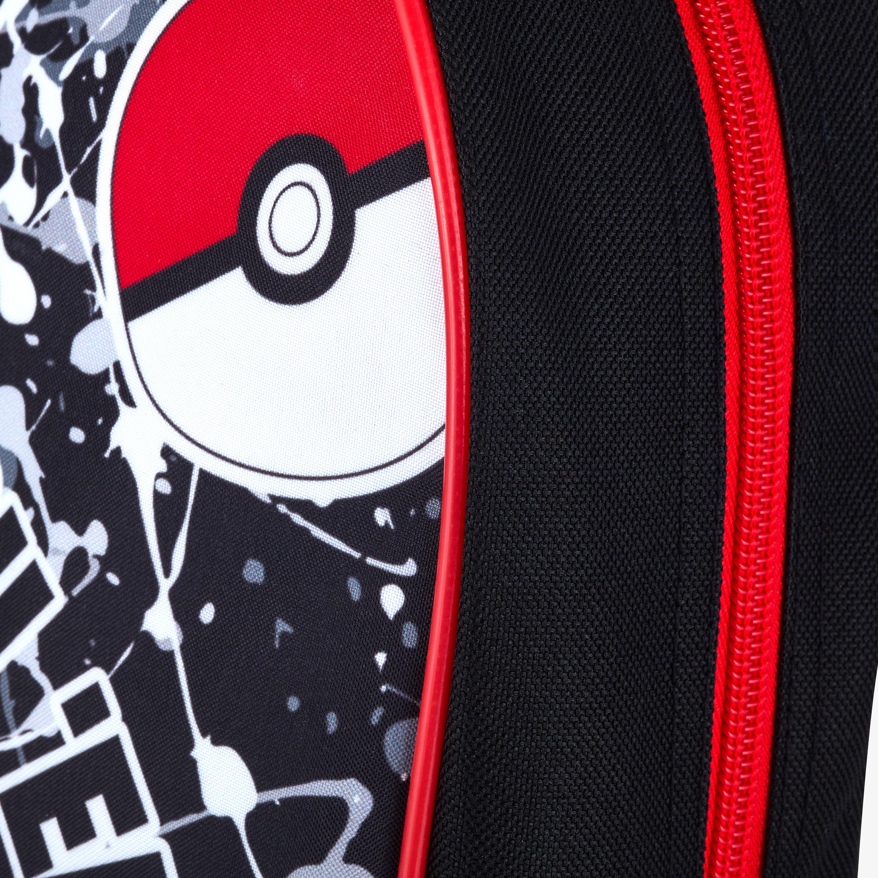 Pokeball Go Backpack Black/Red Backpack, view 3 of 3