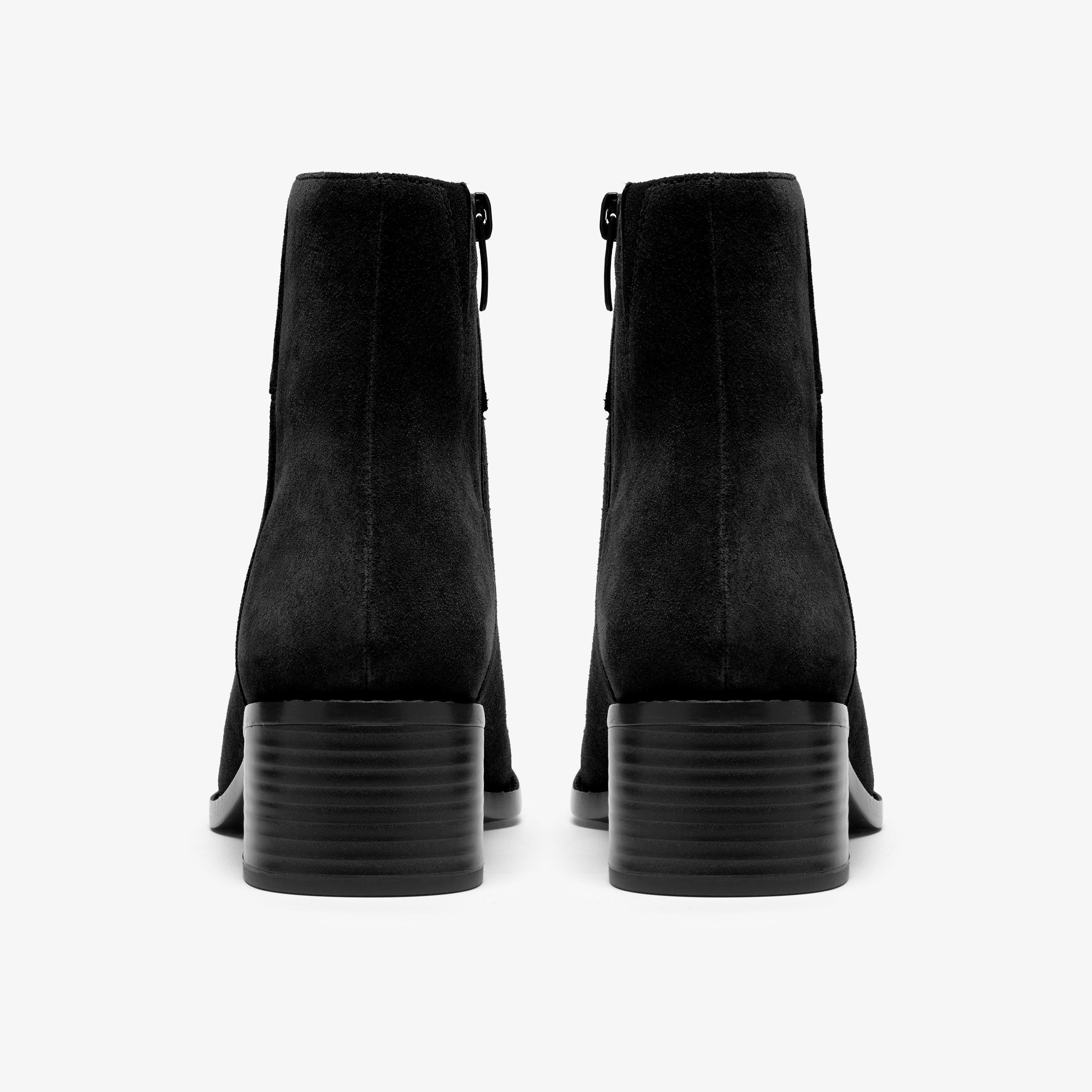Wrenn Top Black Suede Ankle Boots, view 5 of 6