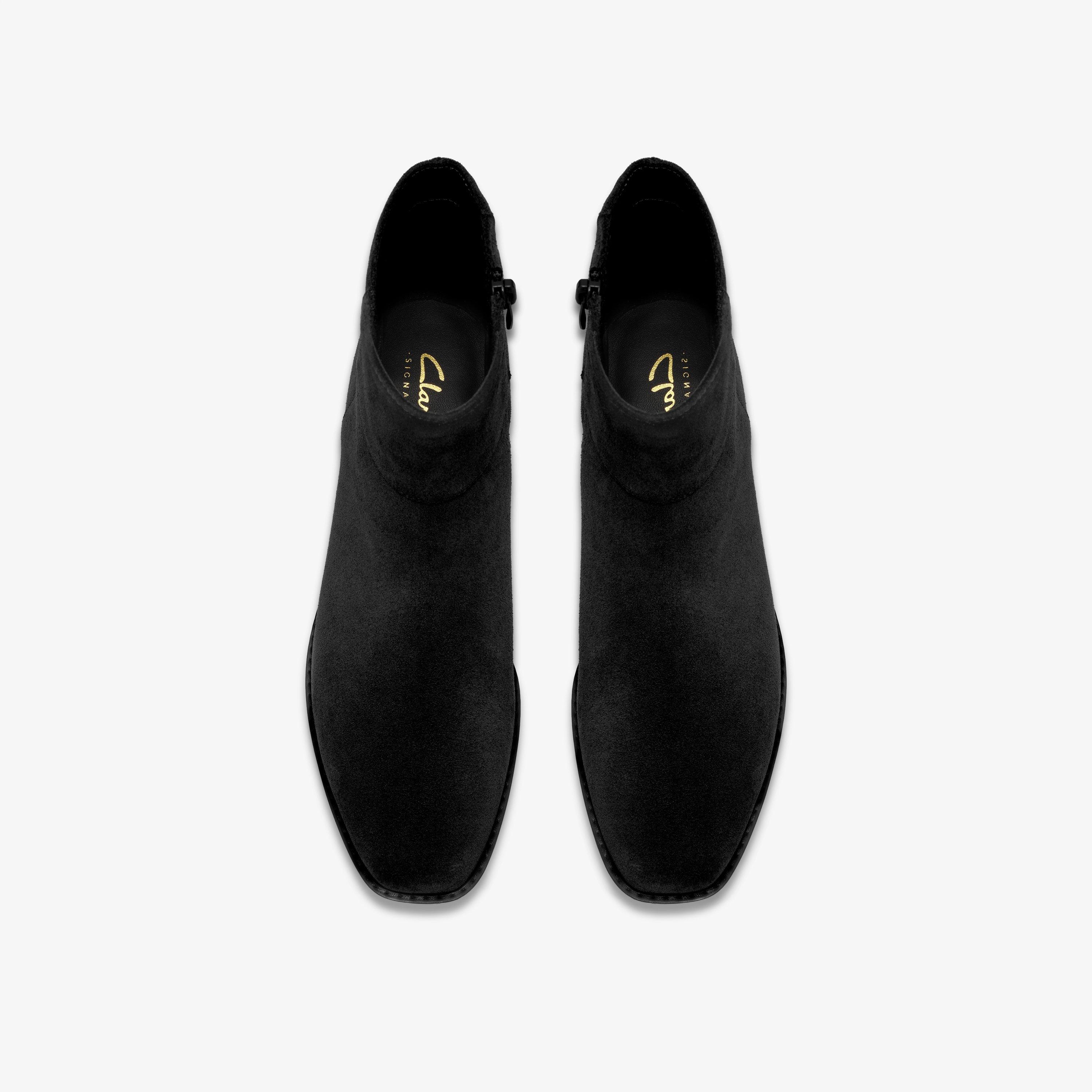 Wrenn Top Black Suede Ankle Boots, view 6 of 6