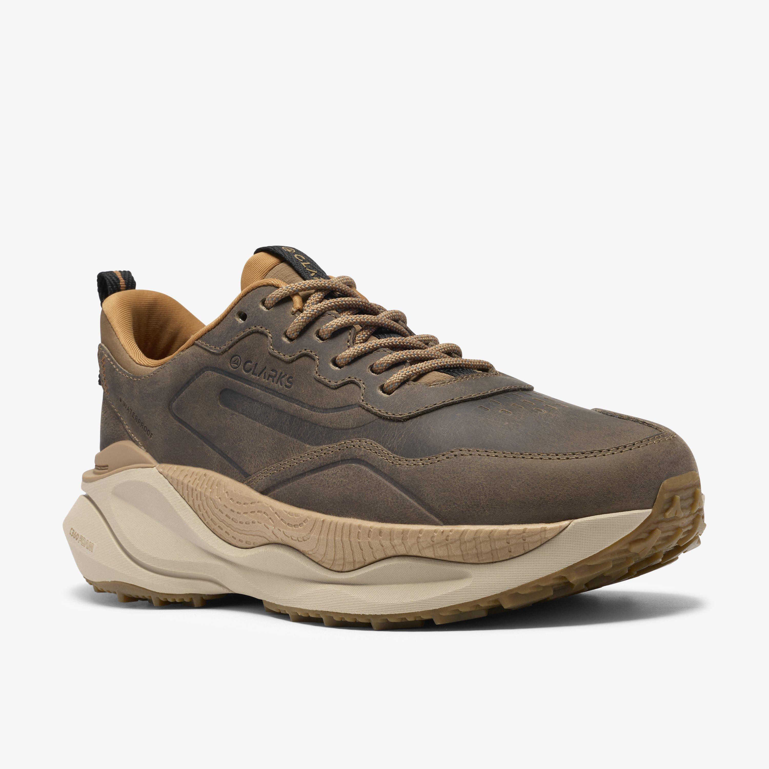 Pace Trail Lo Waterproof Dark Sand Walking Hiking Lace Up, view 4 of 6