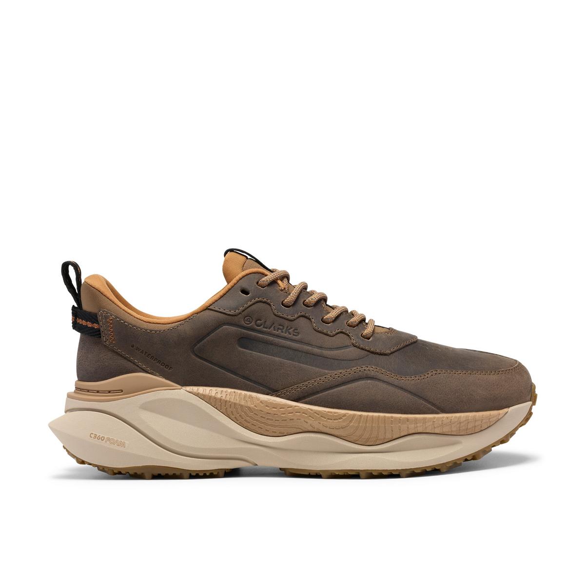 Clarks Mens Pace Trail Lo Waterproof Hiking,Lace Up