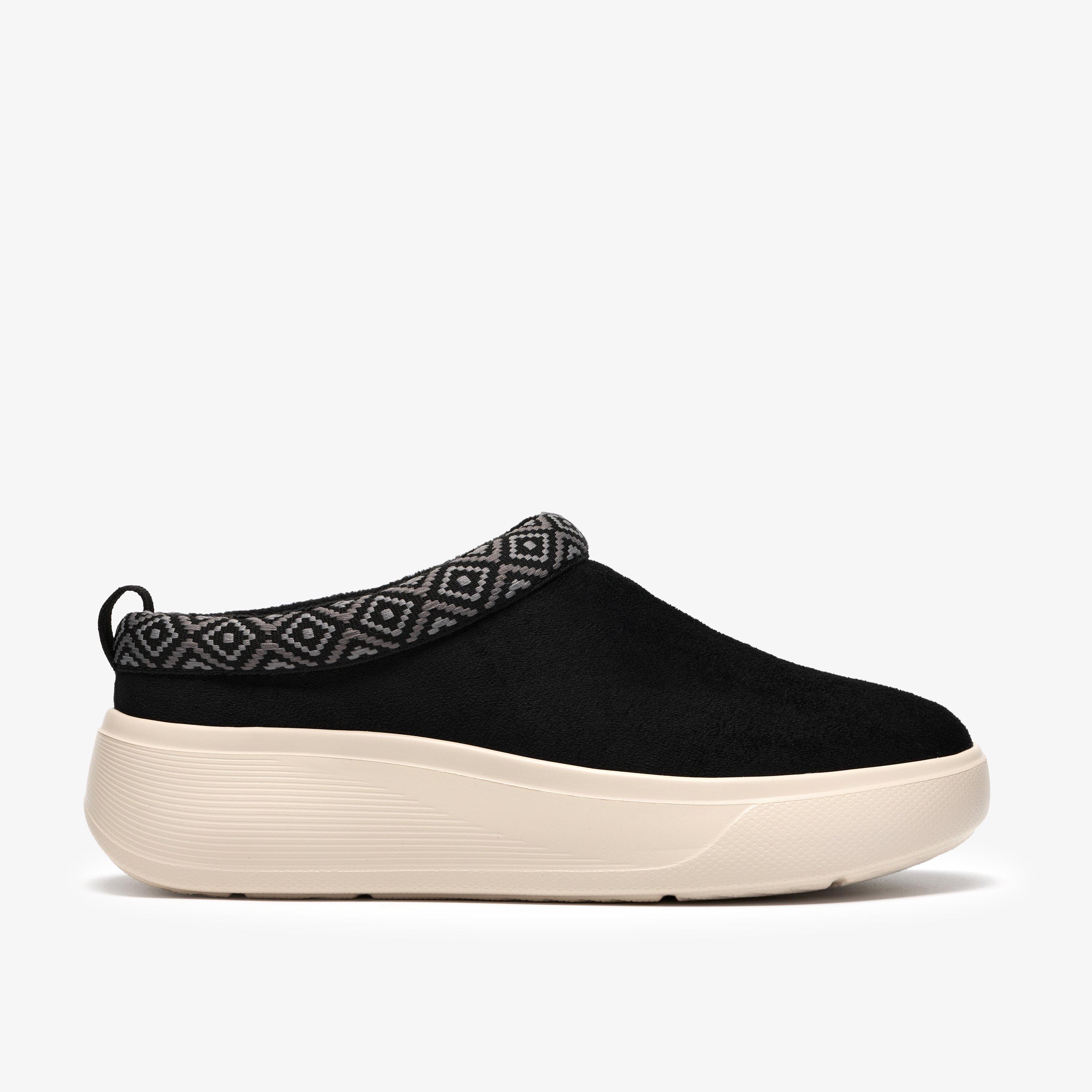 Solevana Vibe Black Mules Slip Ons, view 1 of 6