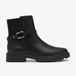 Baie Code L en cuir noir
