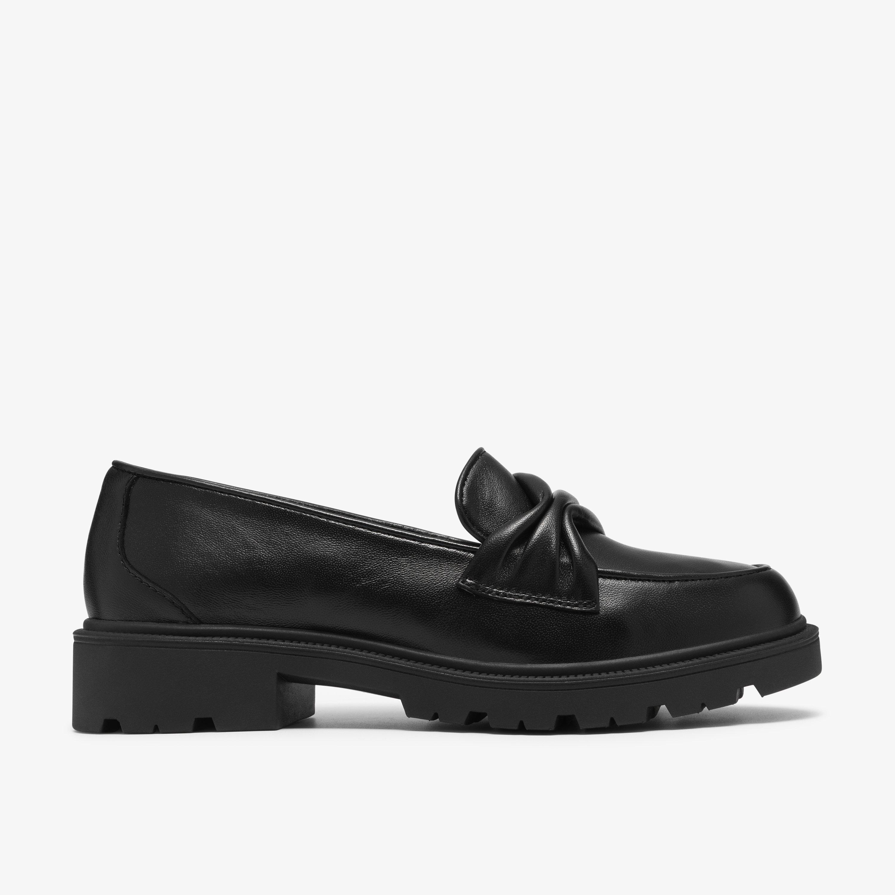 Code L Edge Black Leather Slip-Ons, view 1 of 6