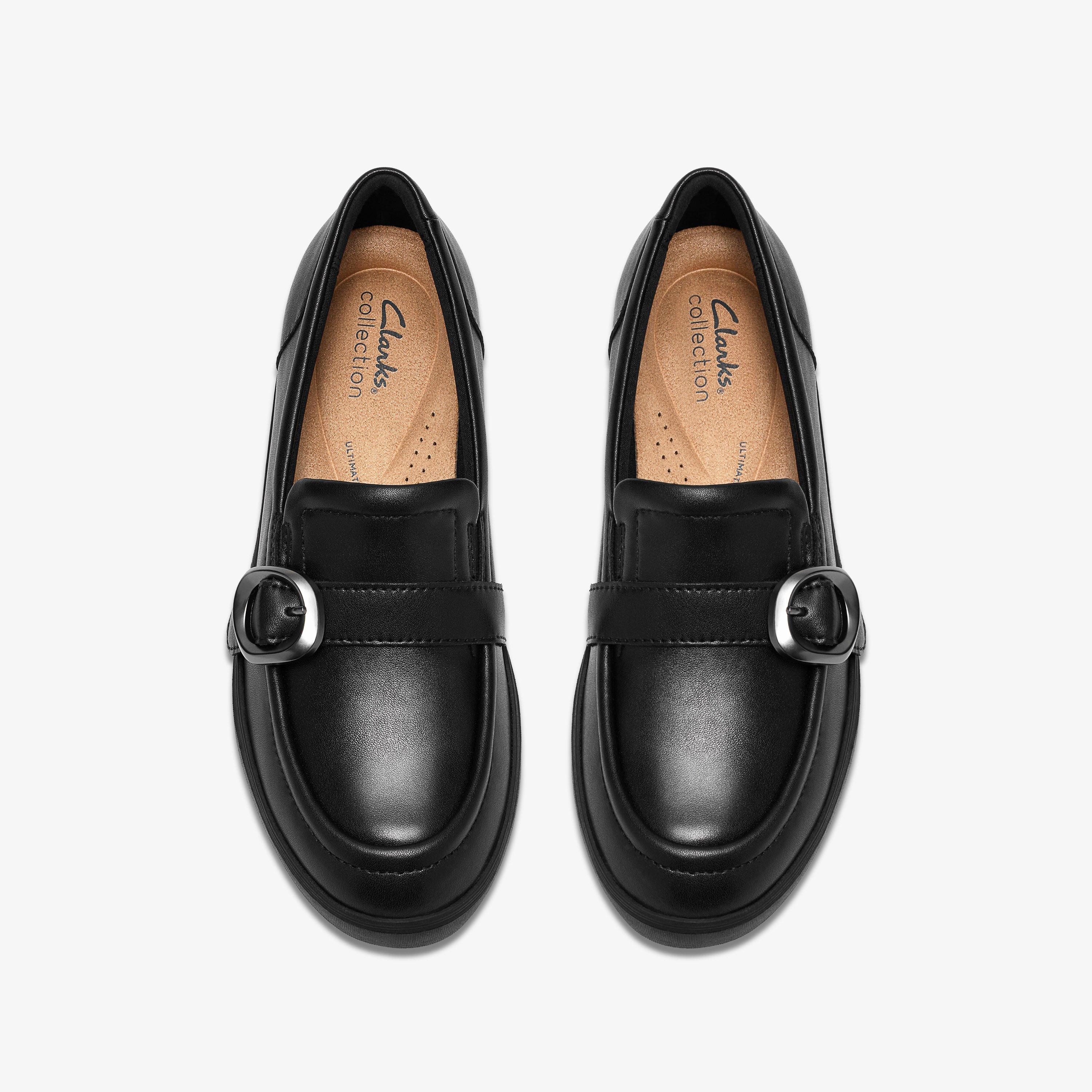 Zylah Vine Black Leather Slip-Ons, view 6 of 6