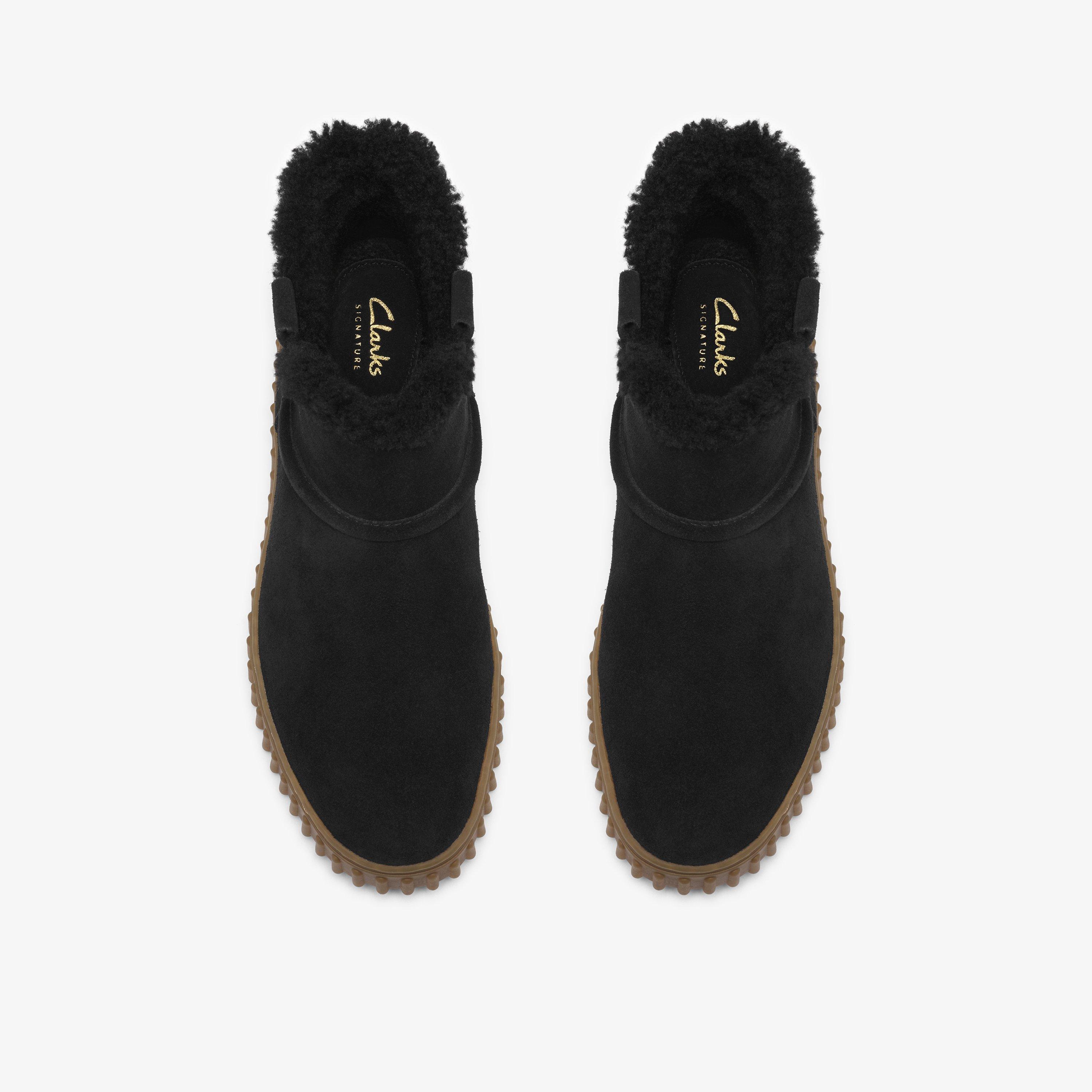 Torhill Warm Black Warmlined Suede Ankle Boots Torhill, view 6 of 6