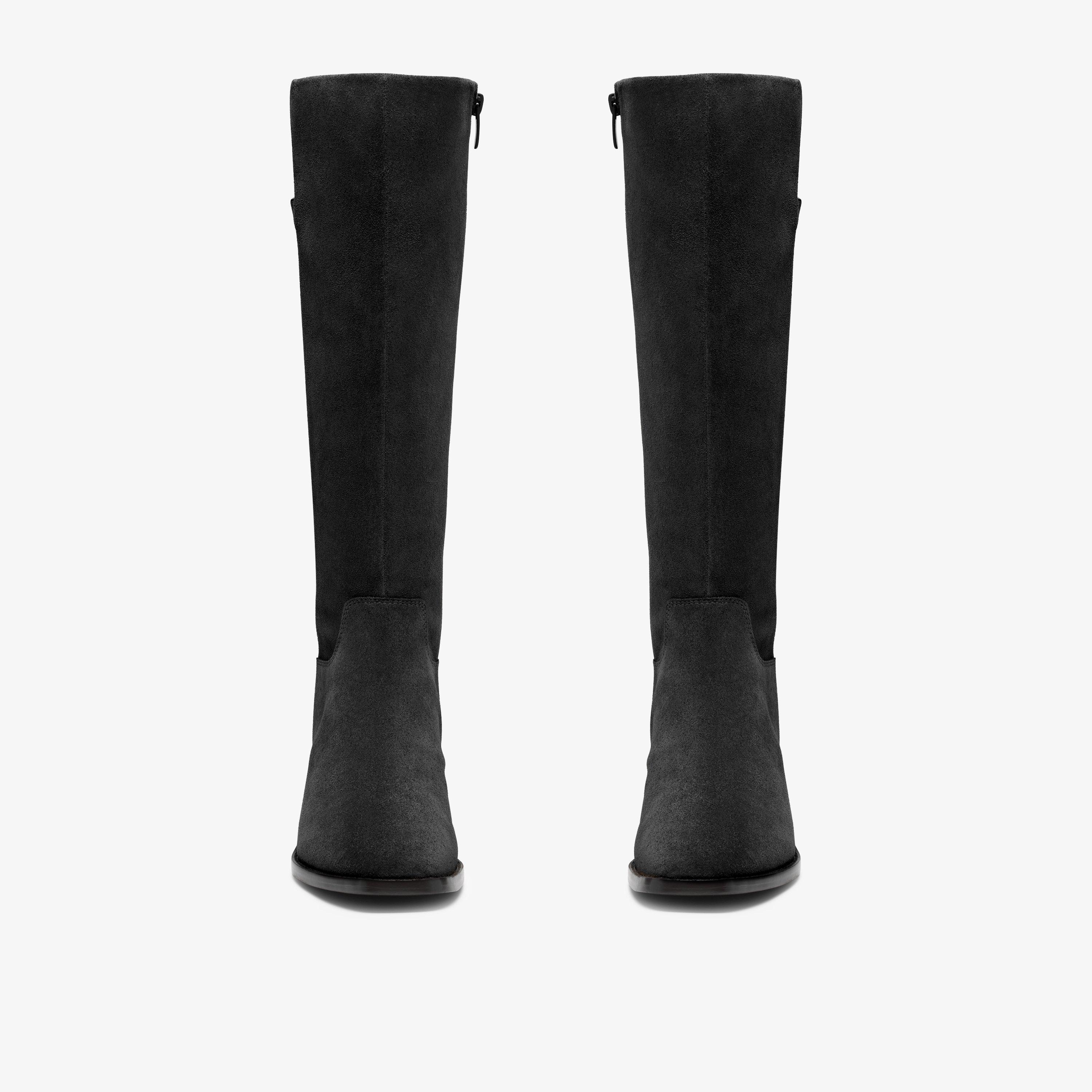 Wrenn Hi Black Suede Knee High Boots, view 6 of 6