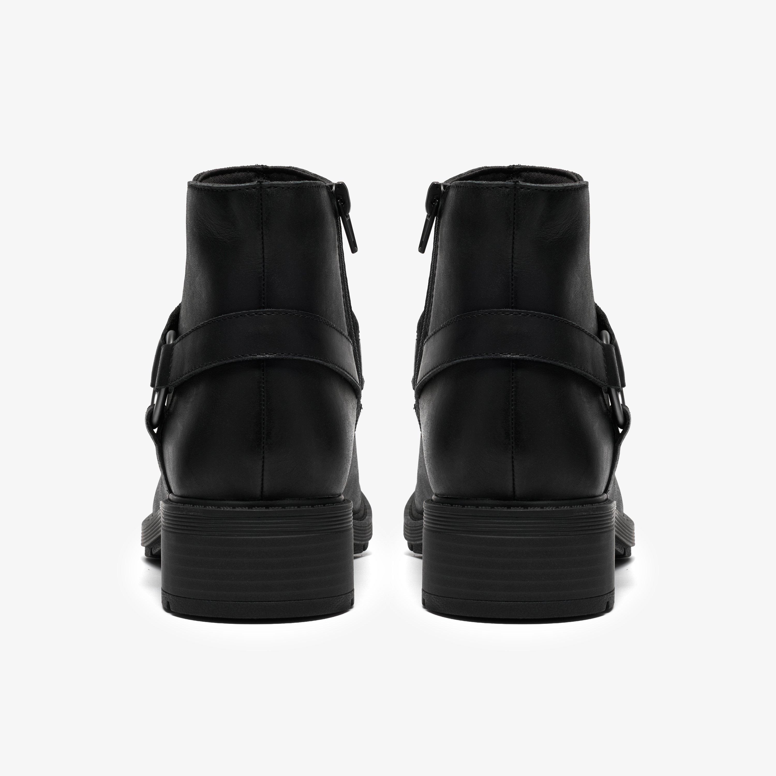 Hearth Bay Black Ankle Boots, view 5 of 6