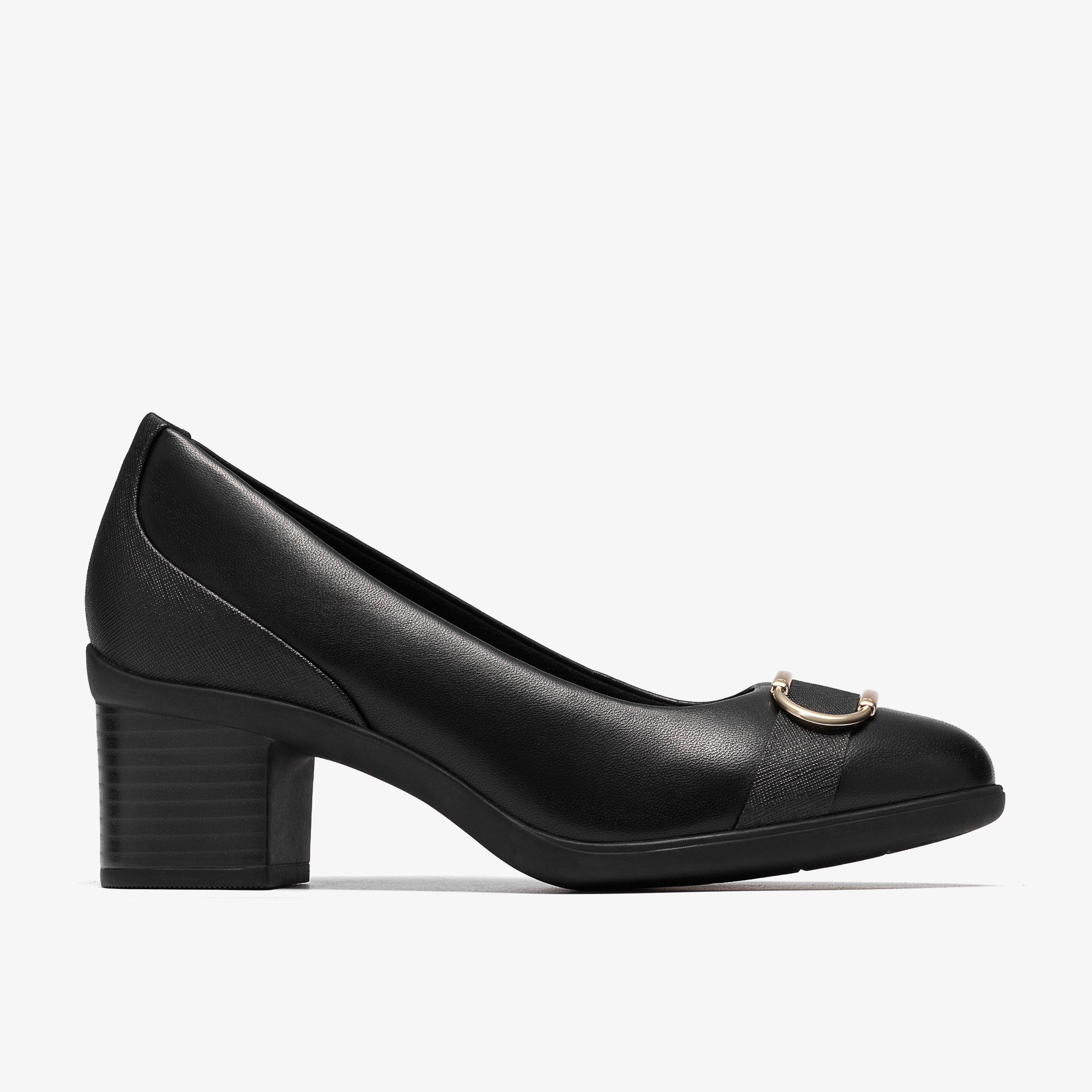 Shaya Lux Black Block Heel, view 1 of 6