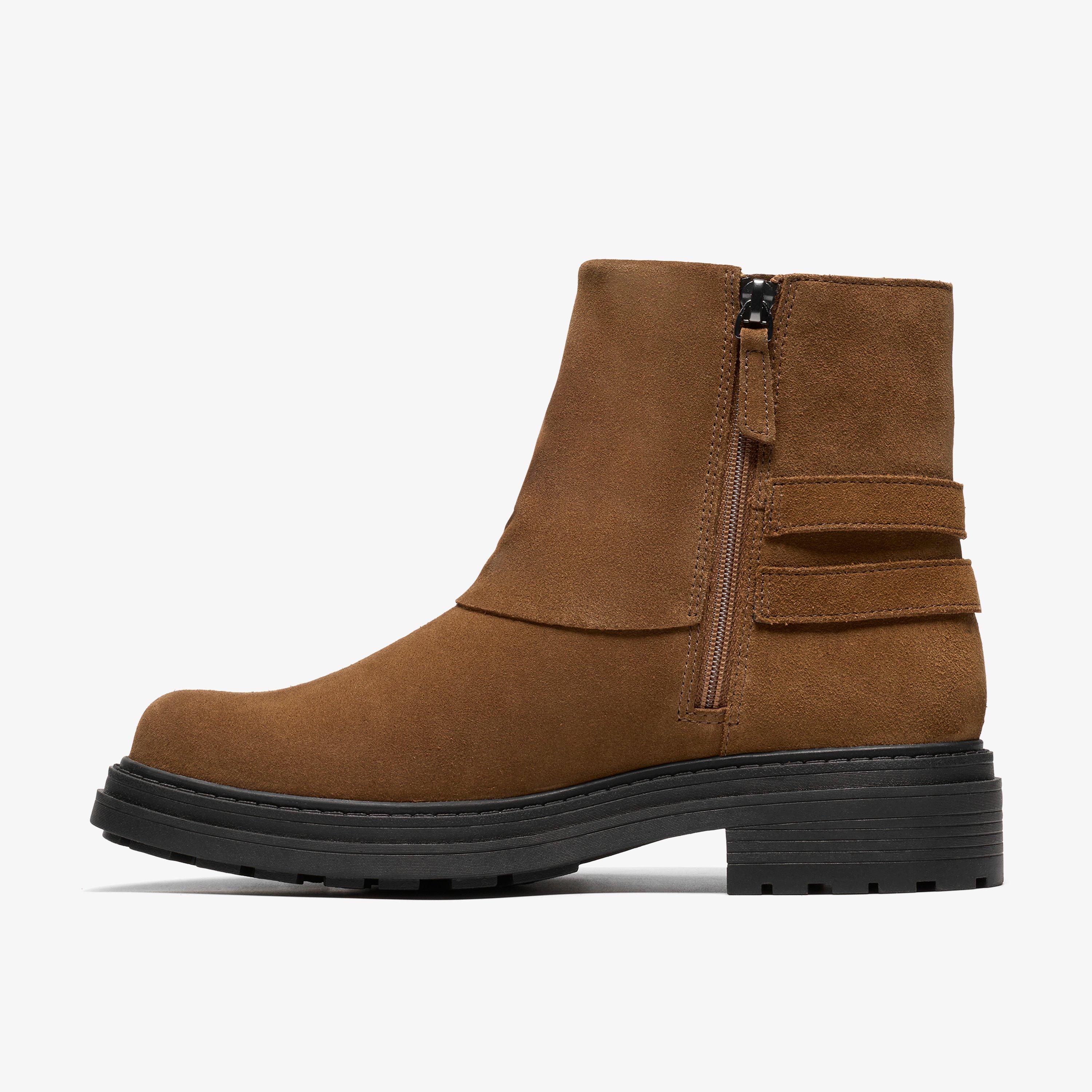 Orinoco3 Trim Cuir noyer Bottines, view 2 of 6