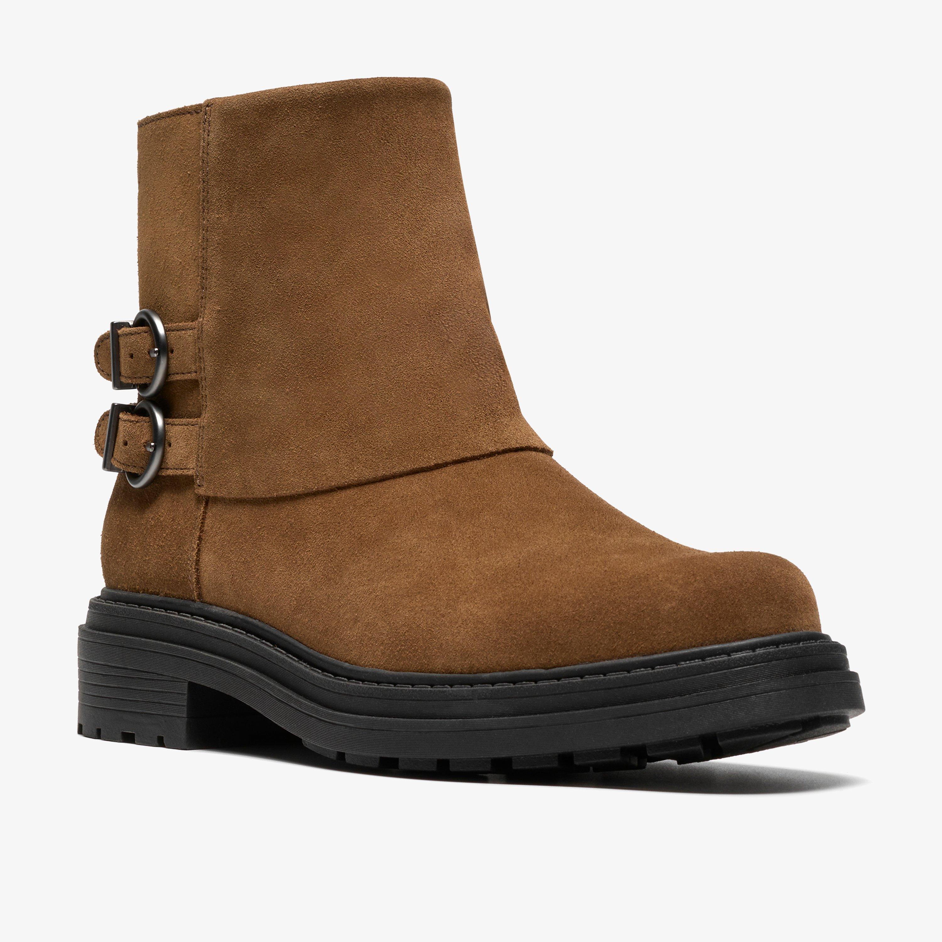 Orinoco3 Trim Cuir noyer Bottines, view 4 of 6