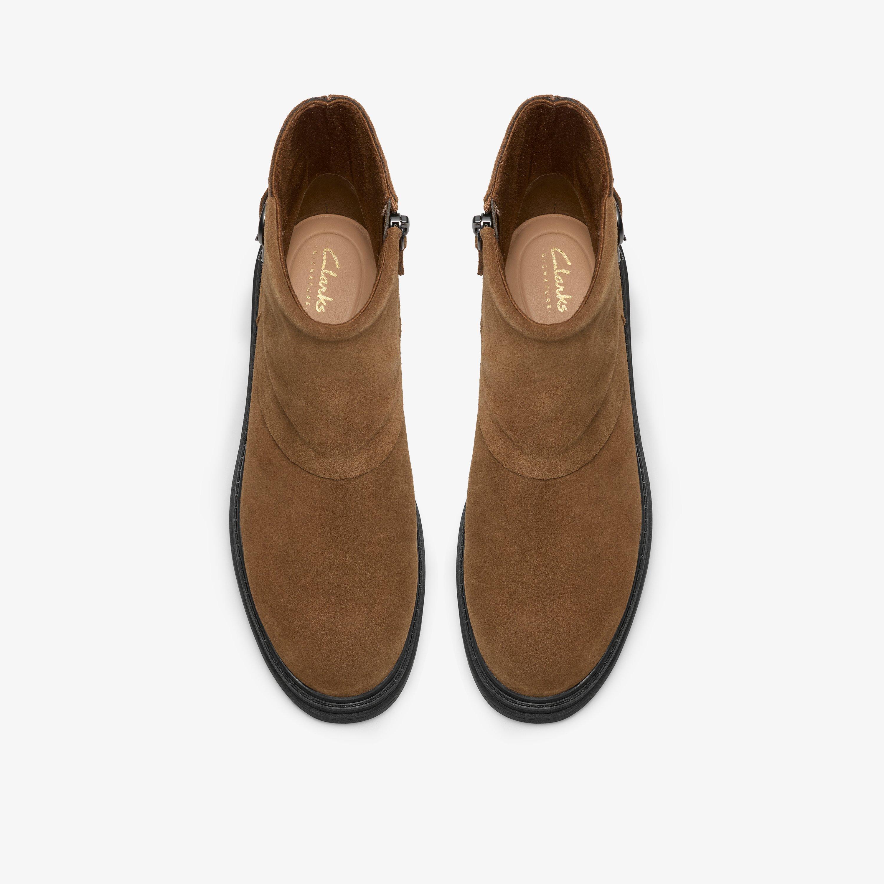 Orinoco3 Trim Cuir noyer Bottines, view 6 of 6