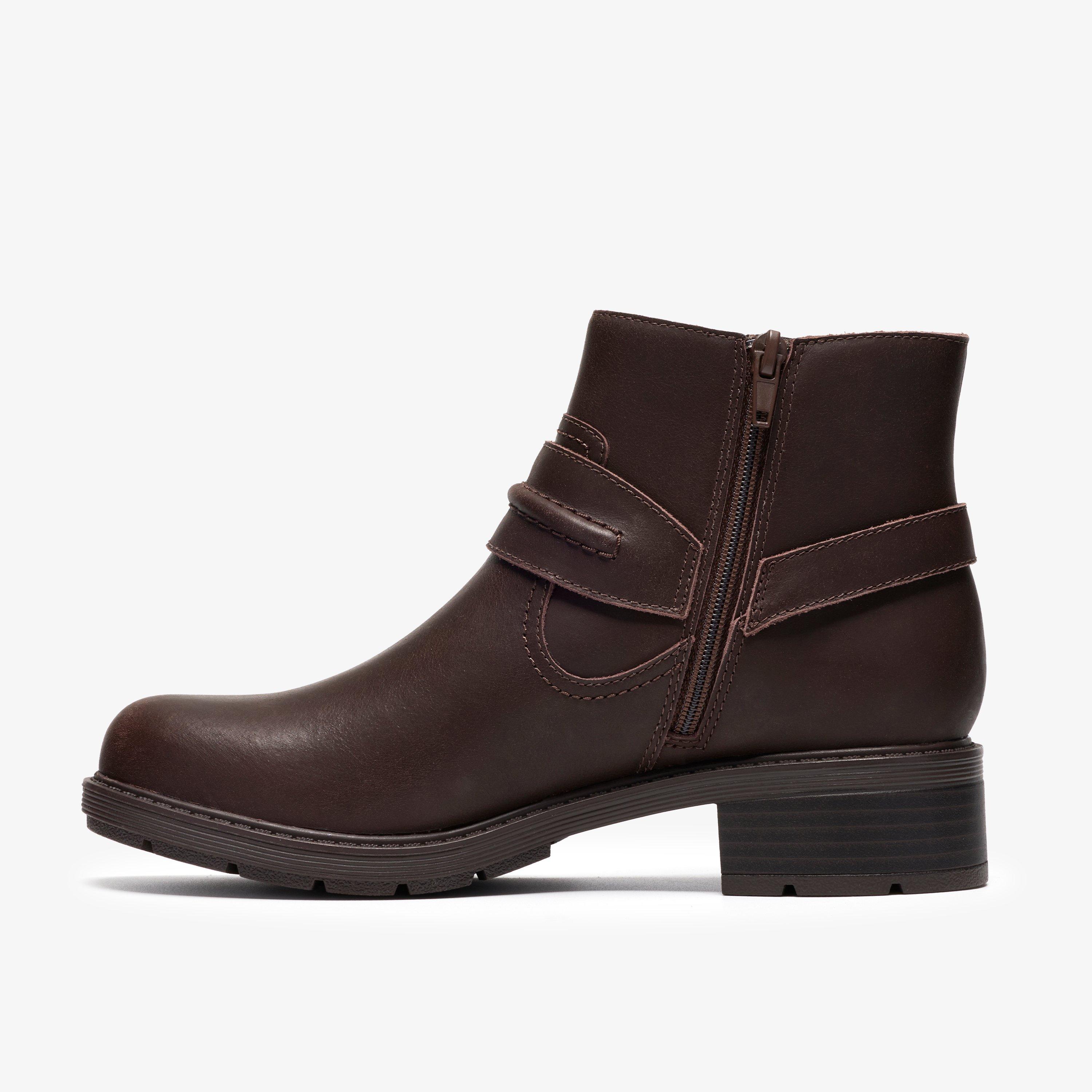 Hearth Bay Dark Brown Ankle Boots, view 2 of 6