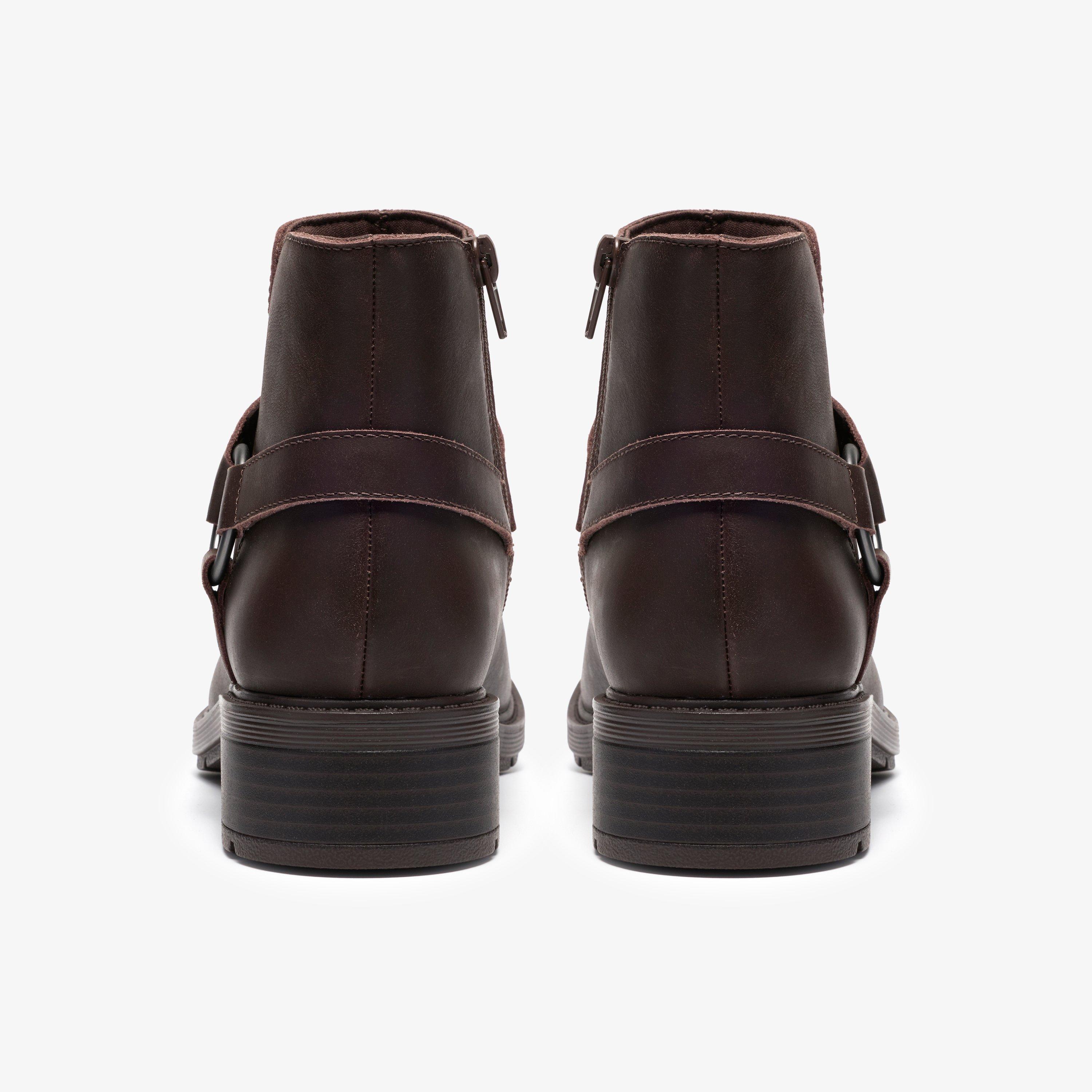 Hearth Bay Dark Brown Ankle Boots, view 5 of 6