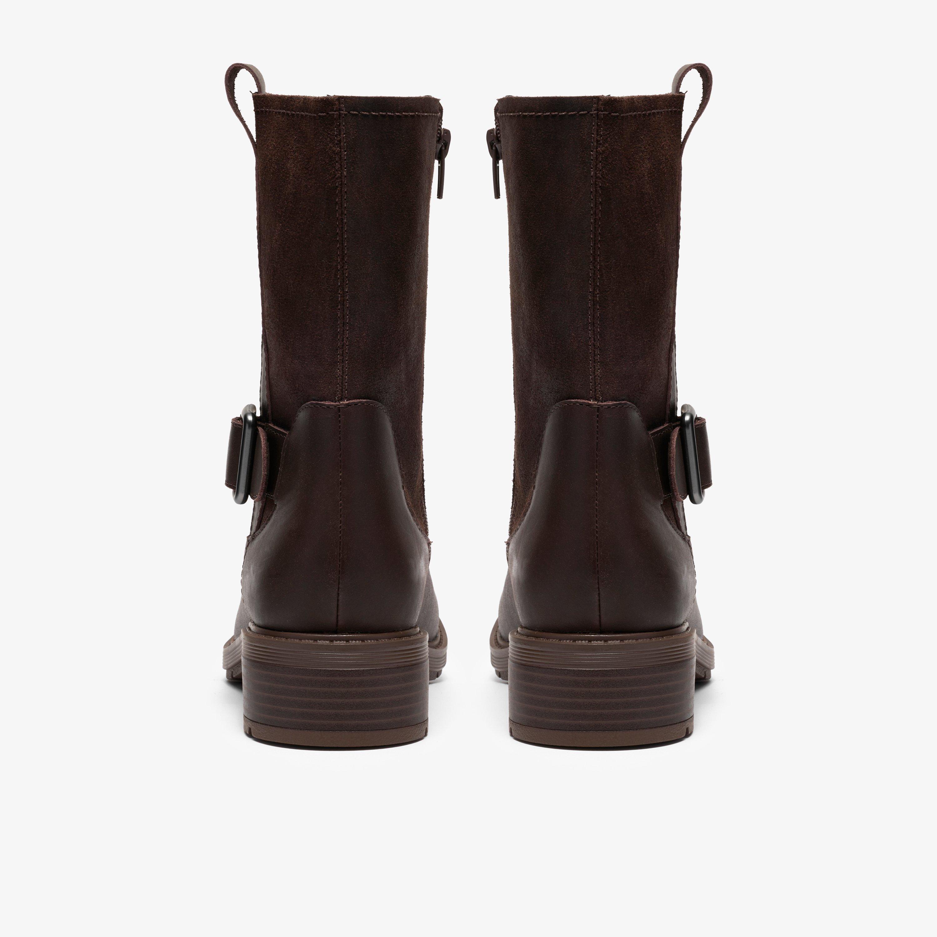 Hearth Mid Dark Brown Mid Calf Boots, view 5 of 6