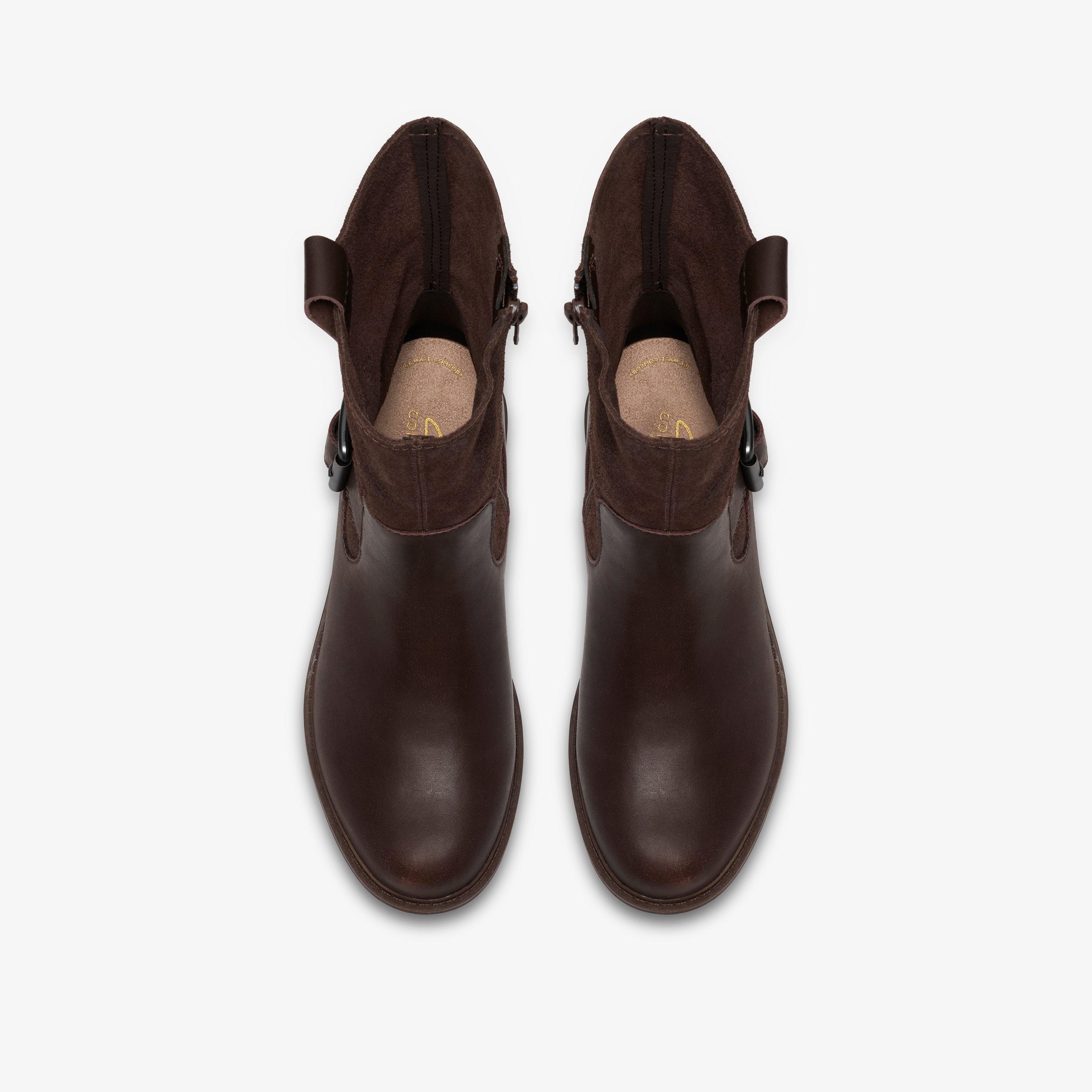 Hearth Mid Dark Brown Mid Calf Boots, view 6 of 6