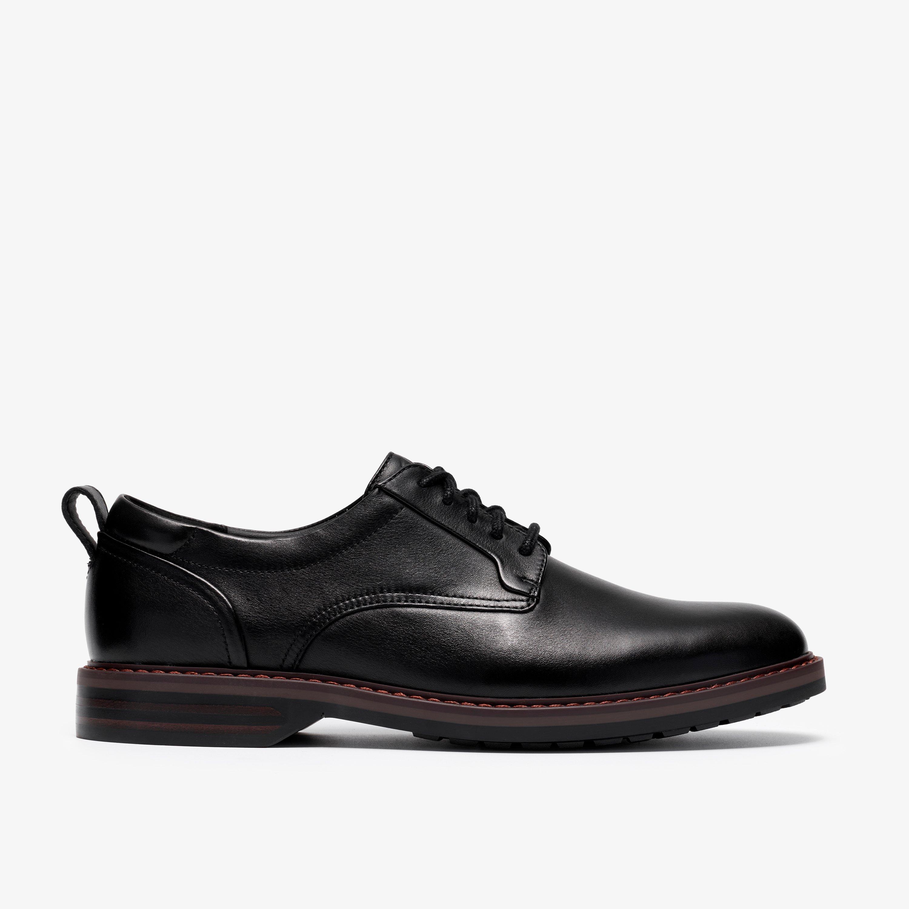 Aldwin2 Derby Black Leather Brogues Lace Up, view 1 of 6