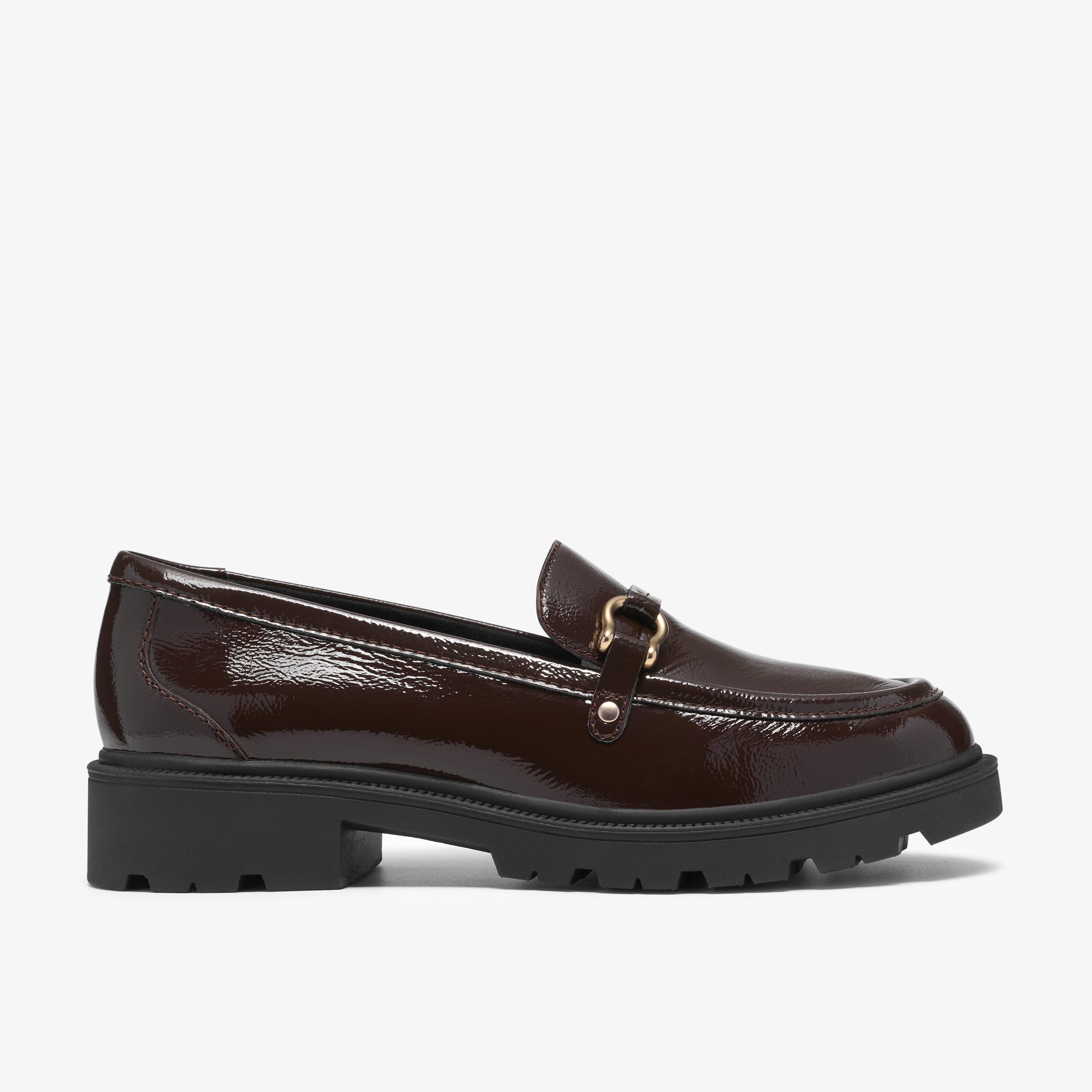 Code Step Dark Brown Patent Loafers, view 1 of 5