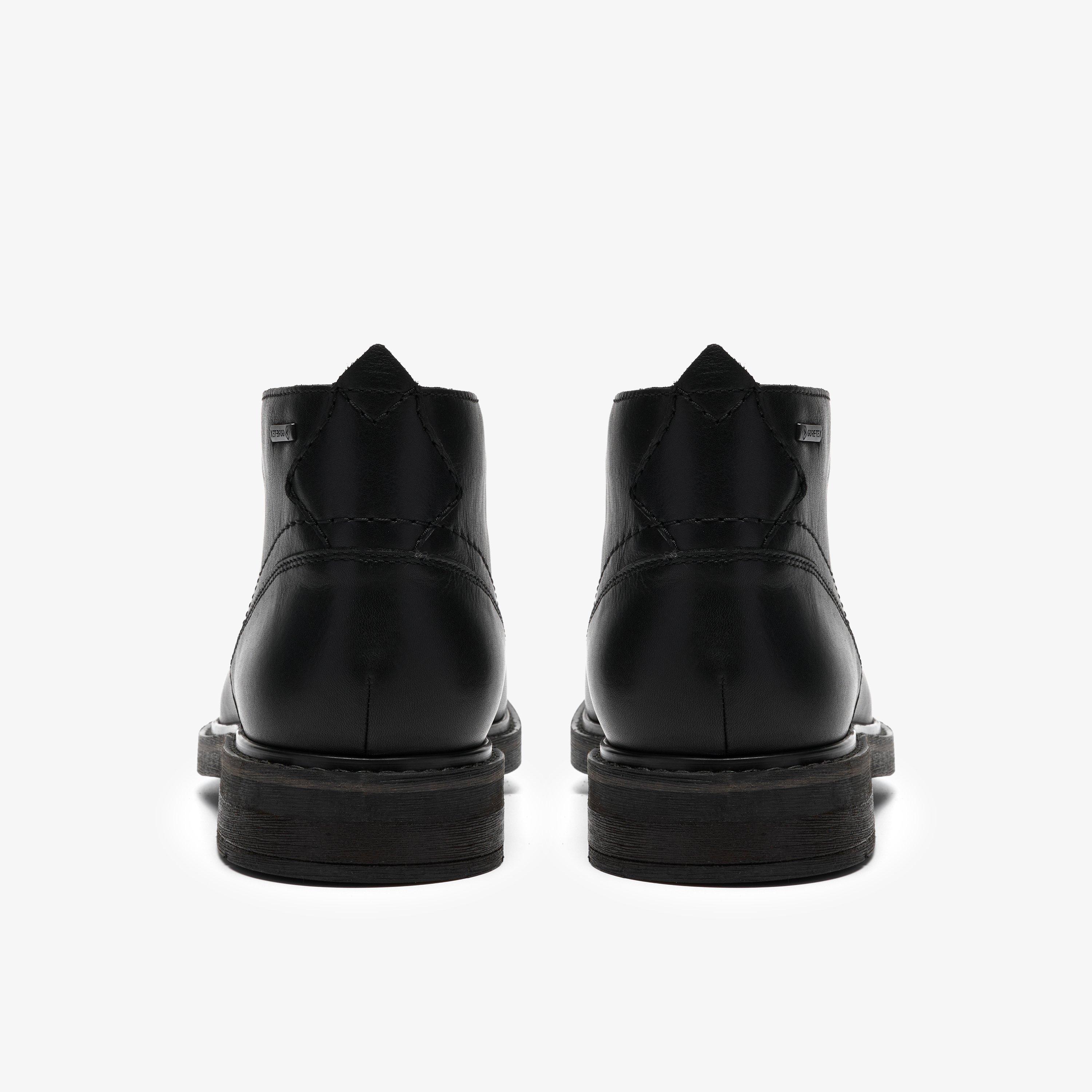 Newford Mid GORE-TEX Black Leather Ankle Boots Lace Up, view 5 of 6