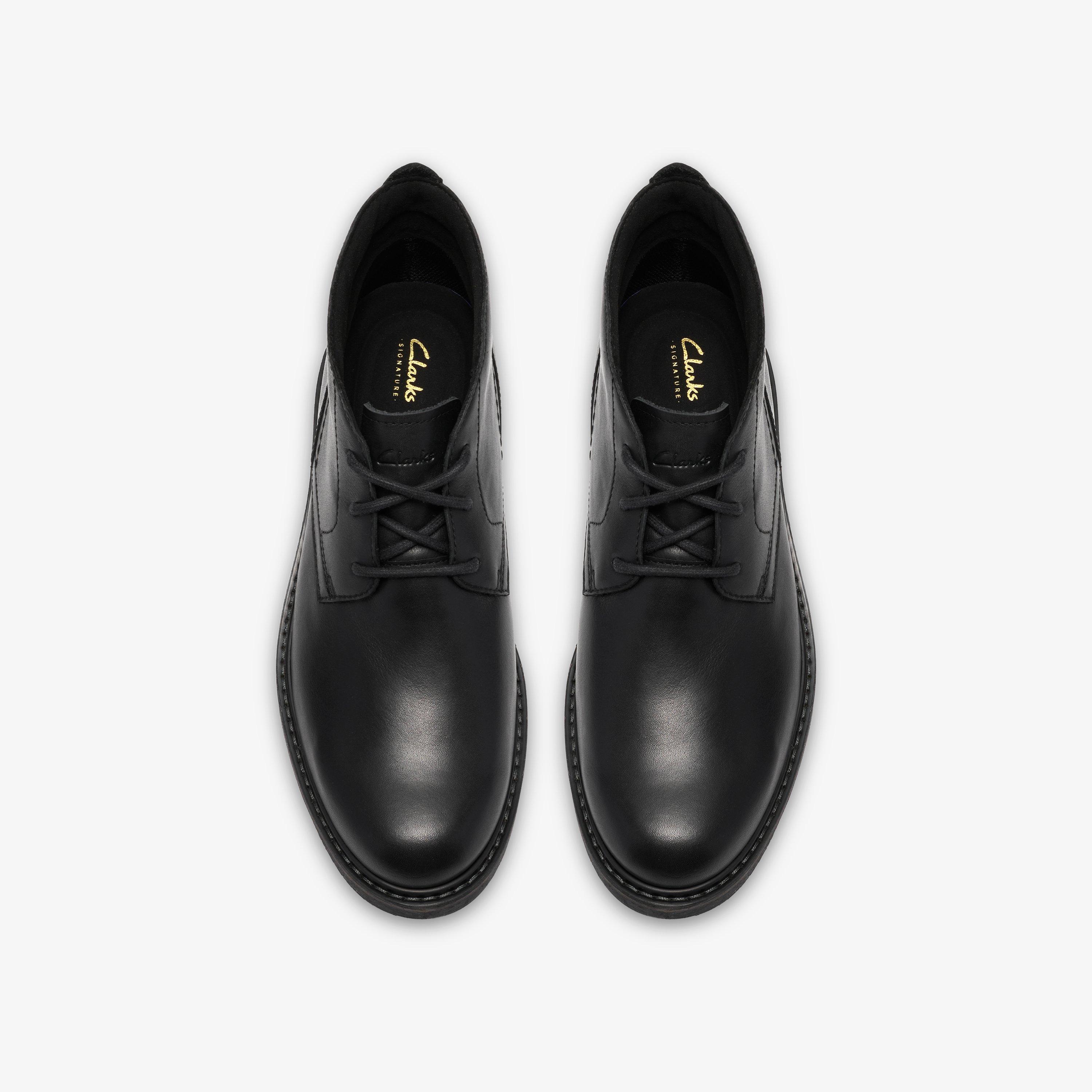 Newford Mid GORE-TEX Black Leather Ankle Boots Lace Up, view 6 of 6