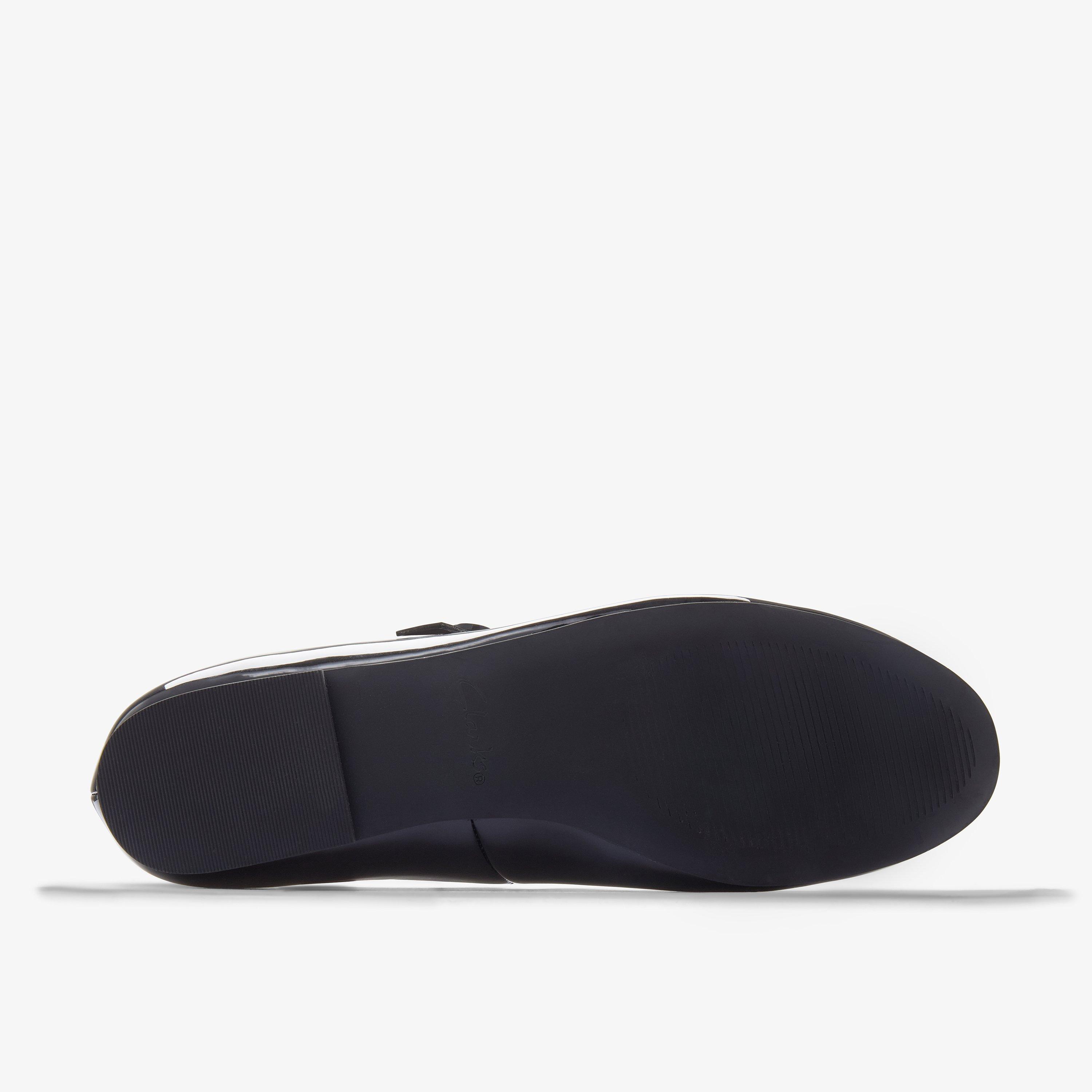 Kicho Strap Black Patent Mary Jane Ballerina, view 3 of 6
