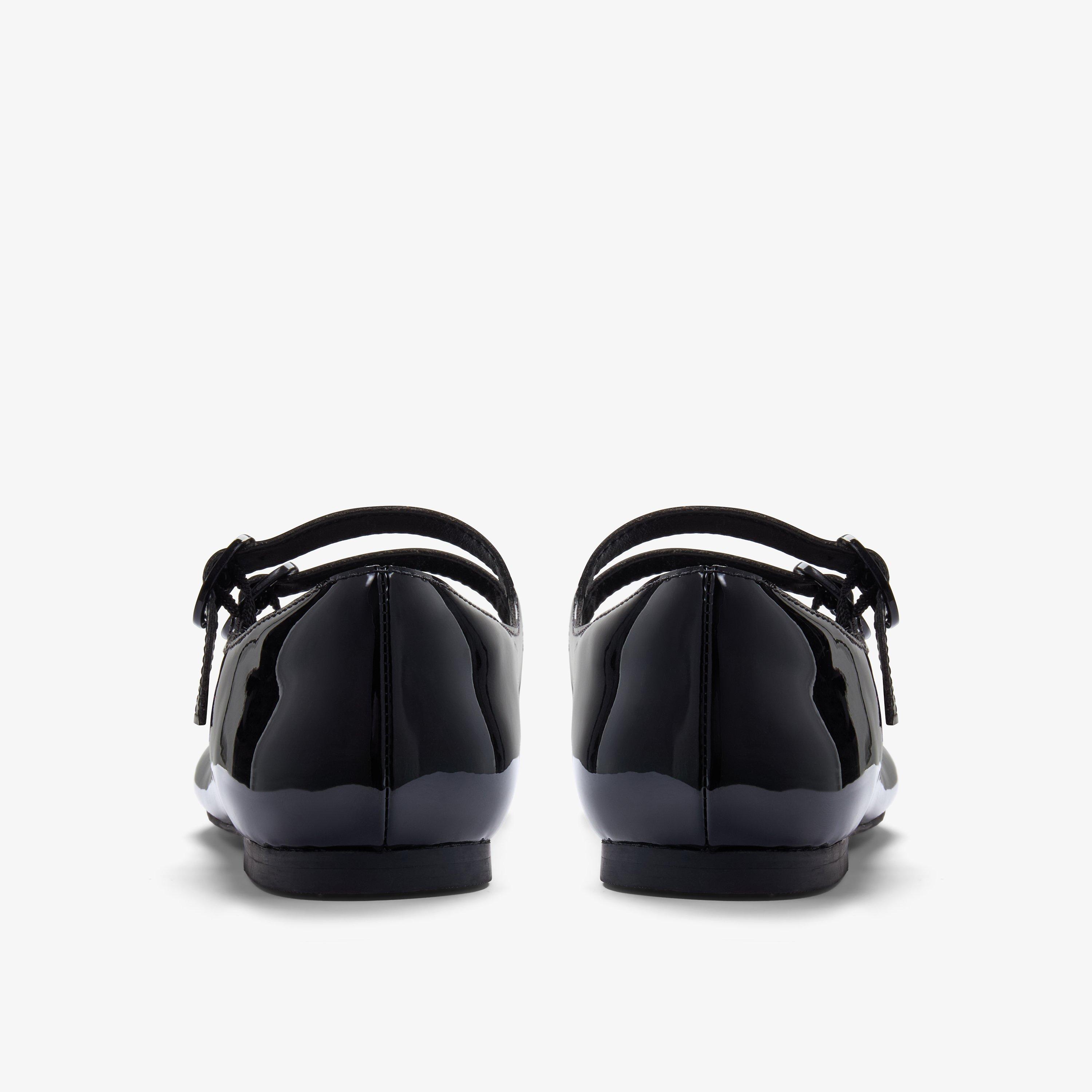 Kicho Strap Black Patent Mary Jane Ballerina, view 4 of 6