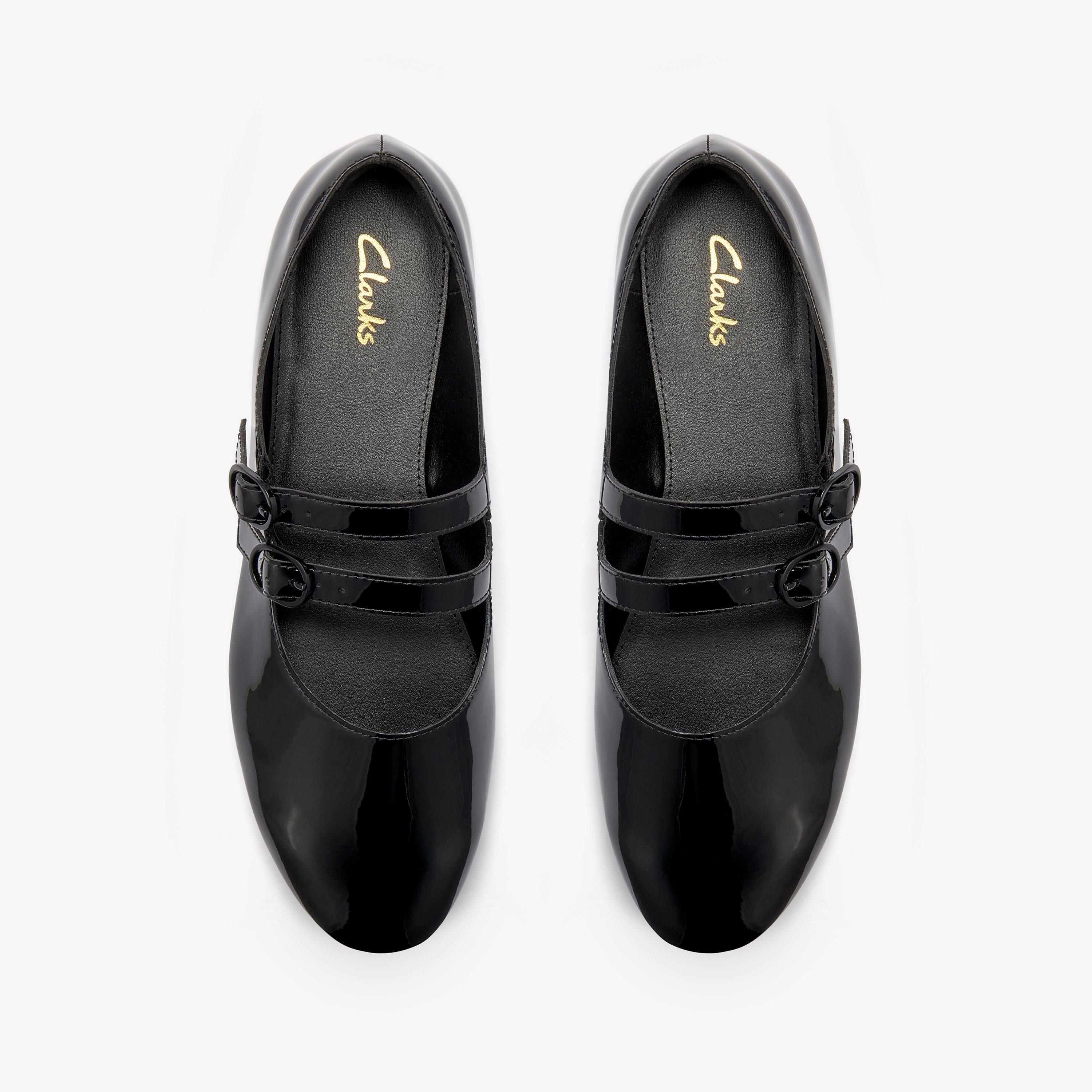 Kicho Strap Black Patent Mary Jane Ballerina, view 6 of 6