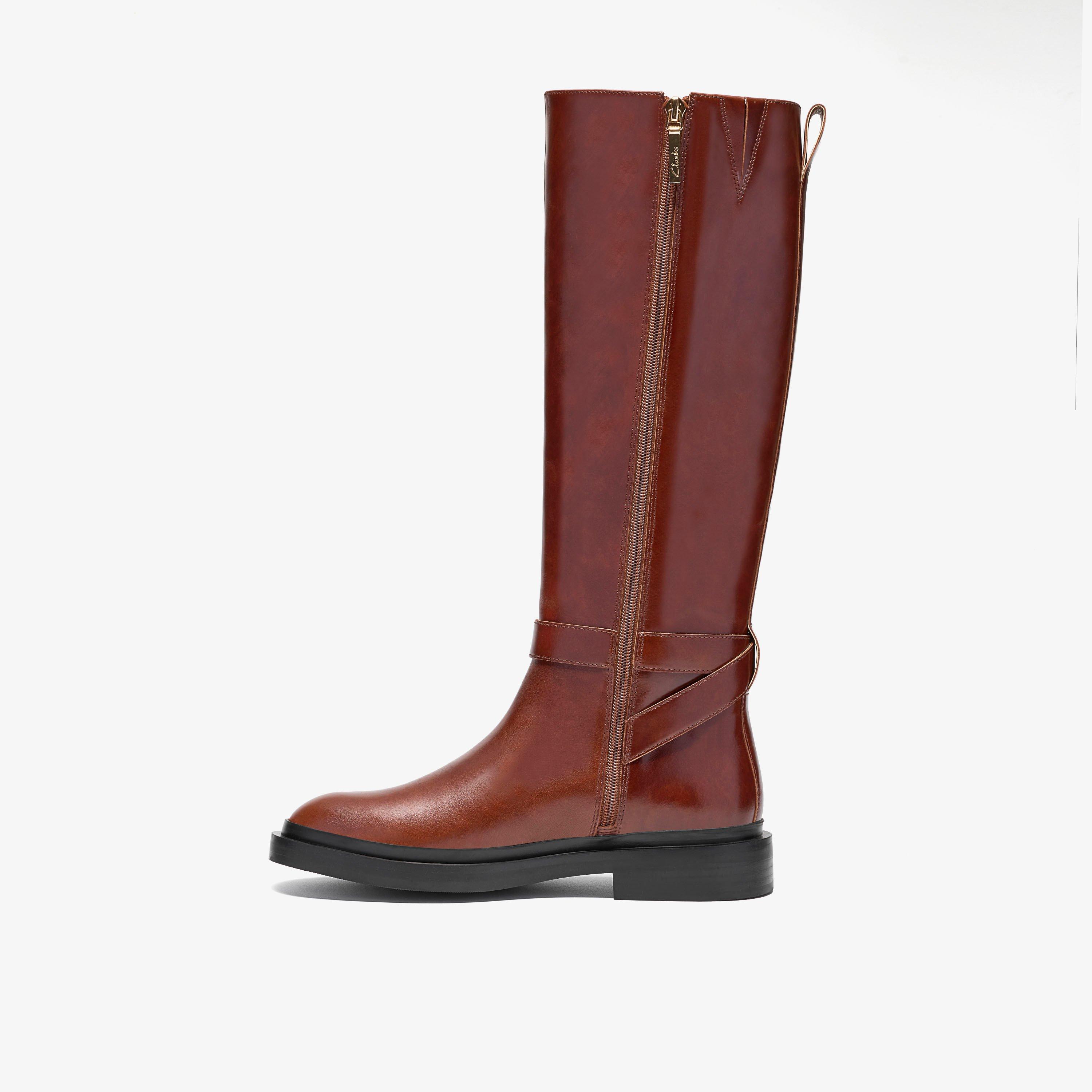 Previa Bit Tan Knee High Boots, view 2 of 6
