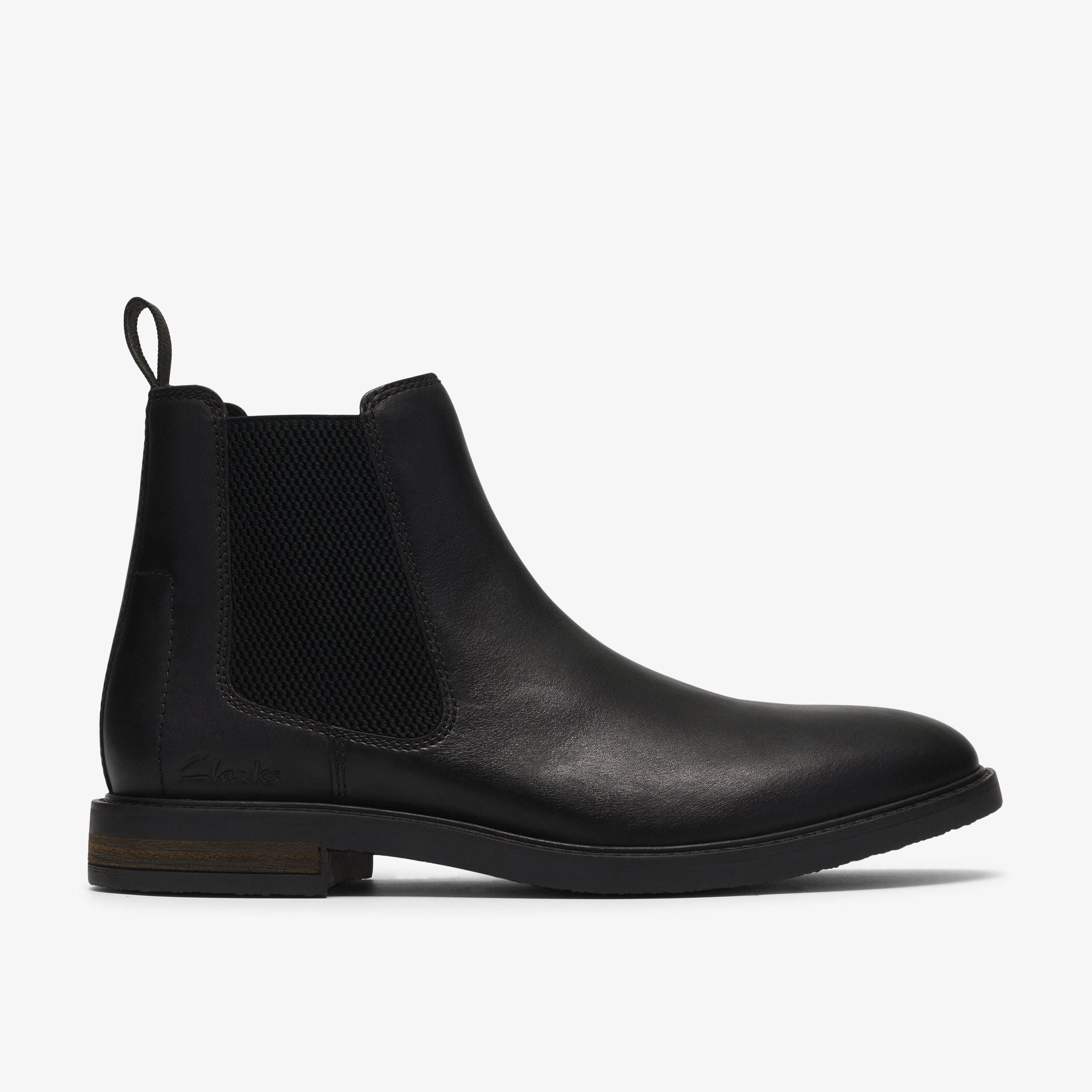 Jaxen Easy Black Leather Chelsea Boots, view 1 of 6