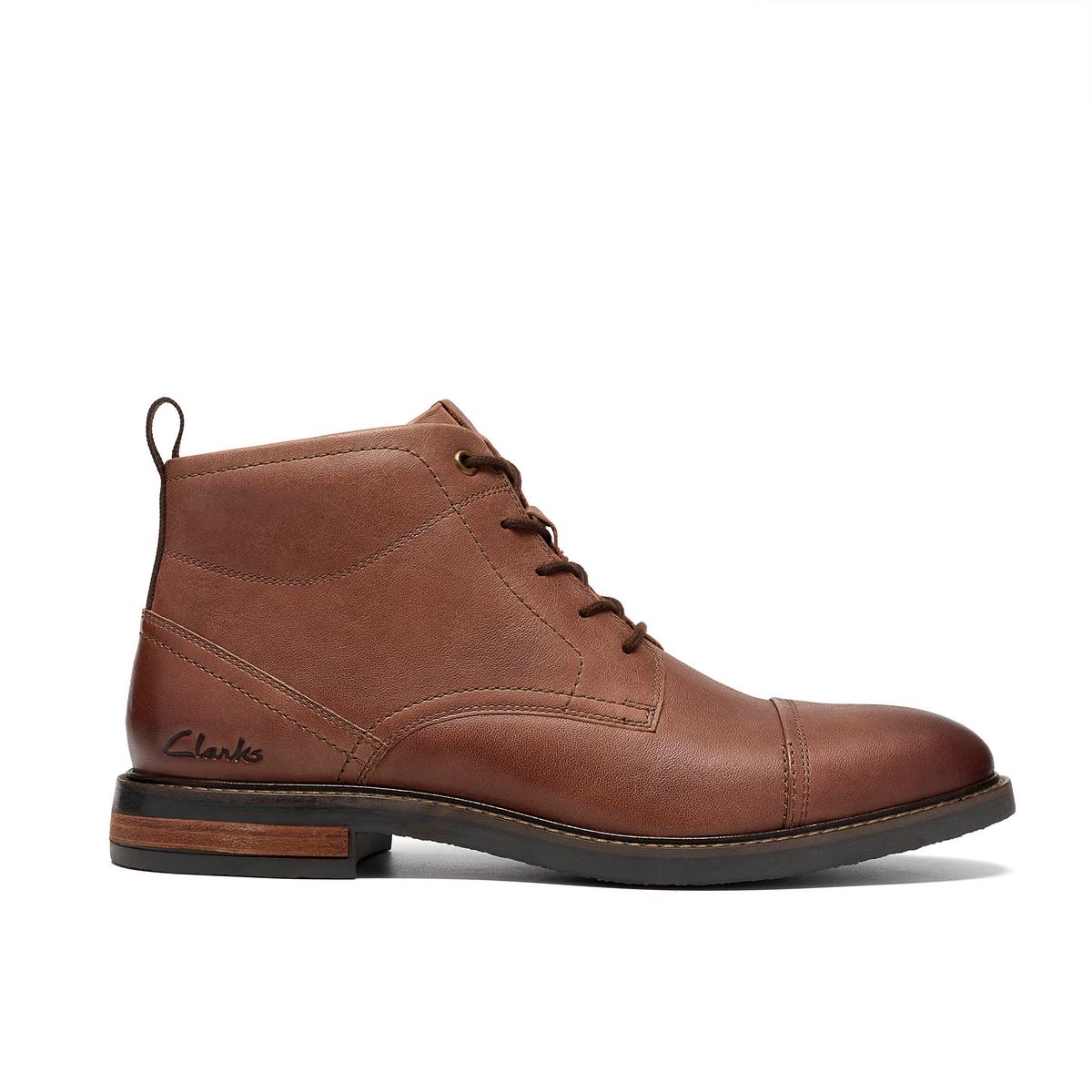 Clarks Mens Jaxen Cap Boot Chukka Boots,Lace Up