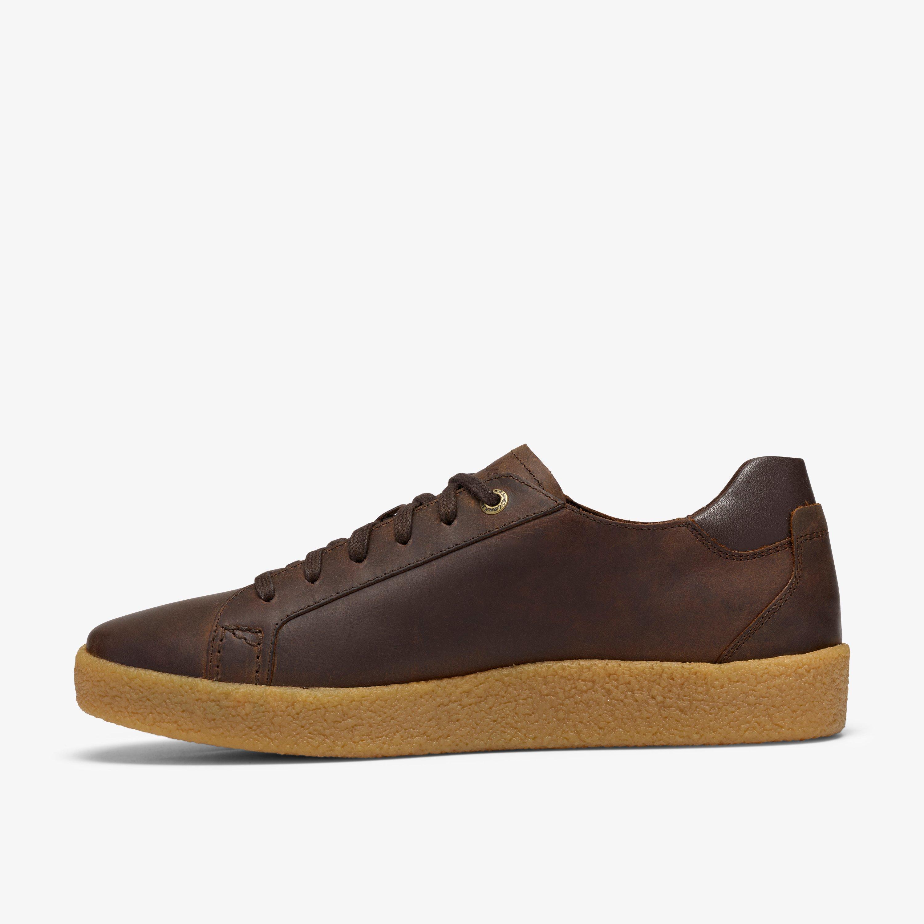 Smokeford Lace Beeswax Leather Sneakers, view 2 of 6