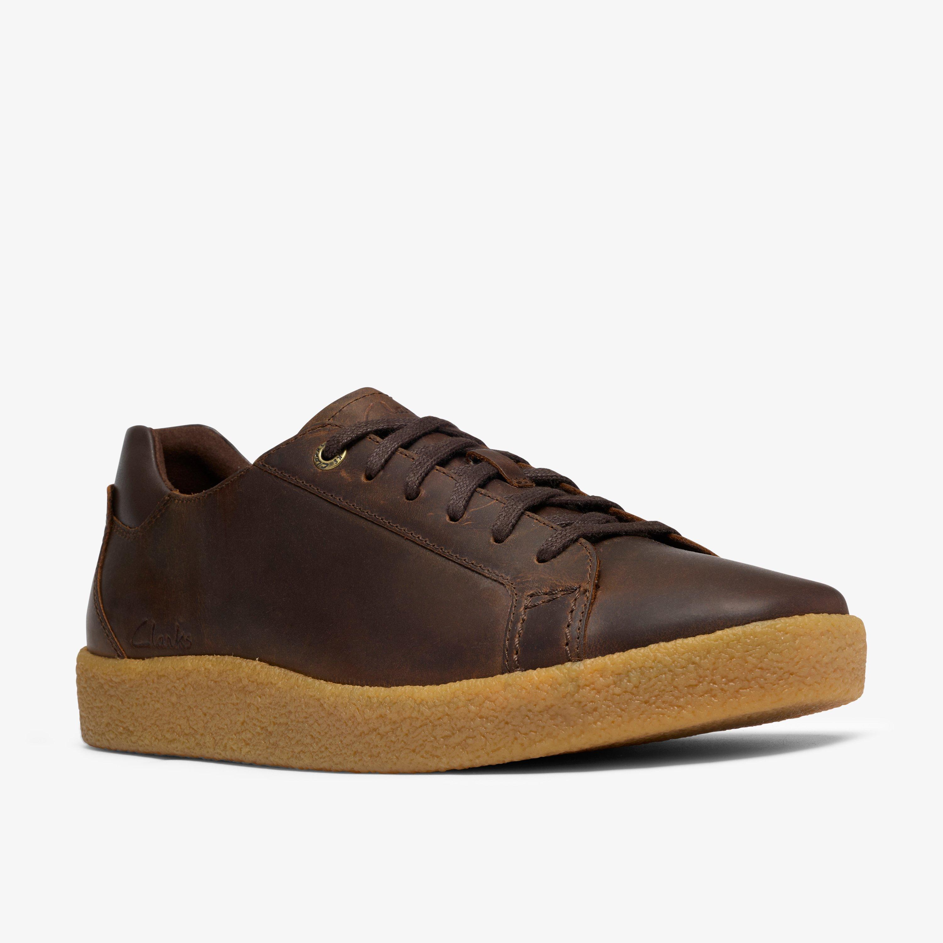 Smokeford Lace Beeswax Leather Sneakers, view 4 of 6