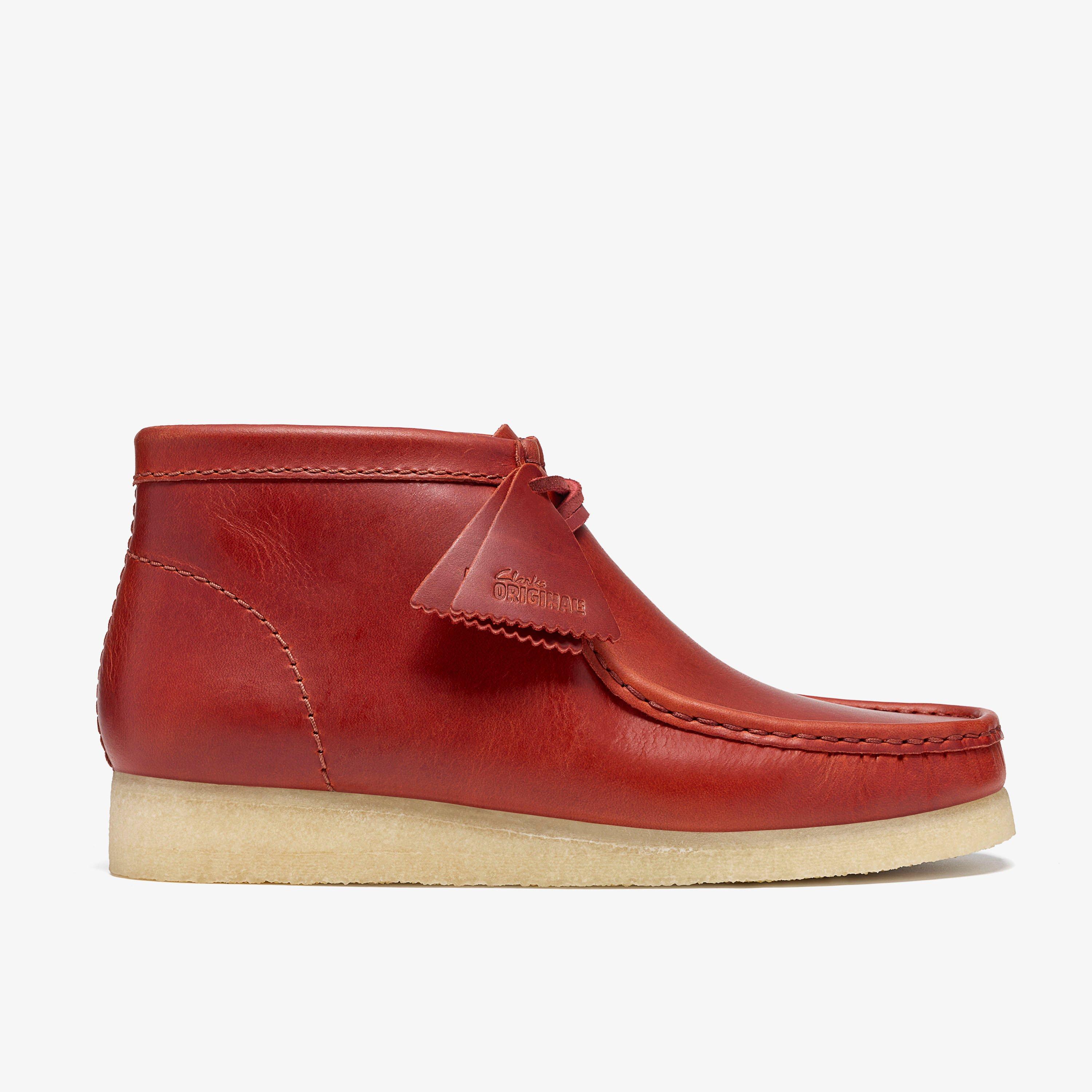 Wallabee Boot Brick Red Wallabees, view 1 of 8