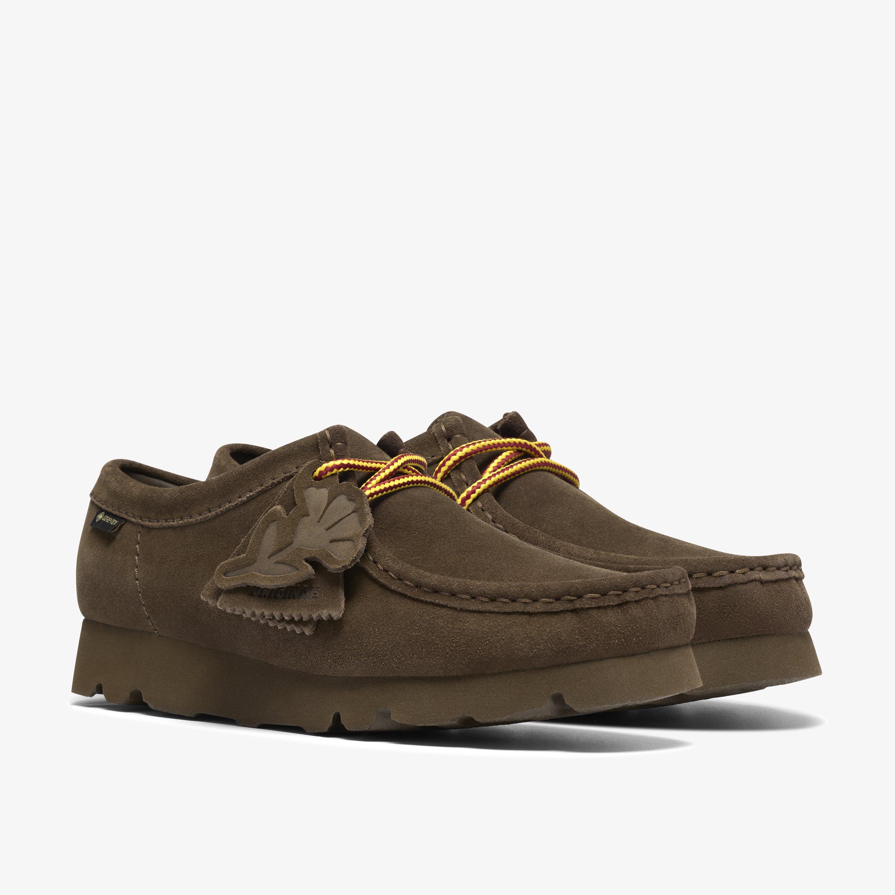 Wallabee GORE-TEX Dark Olive Suede Wallabee Lace Up, view 4 of 8