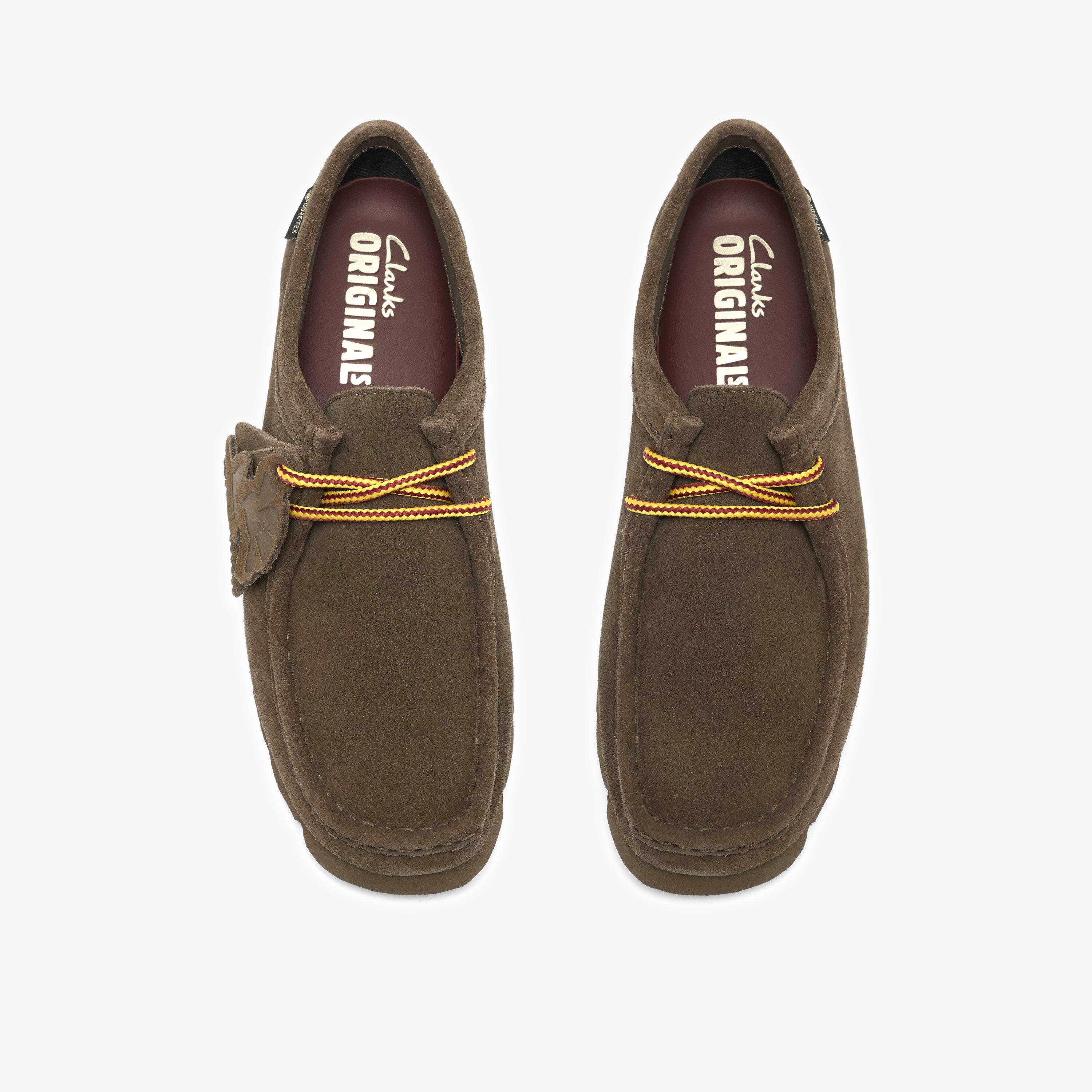 Wallabee GORE-TEX Dark Olive Suede Wallabee Lace Up, view 6 of 8