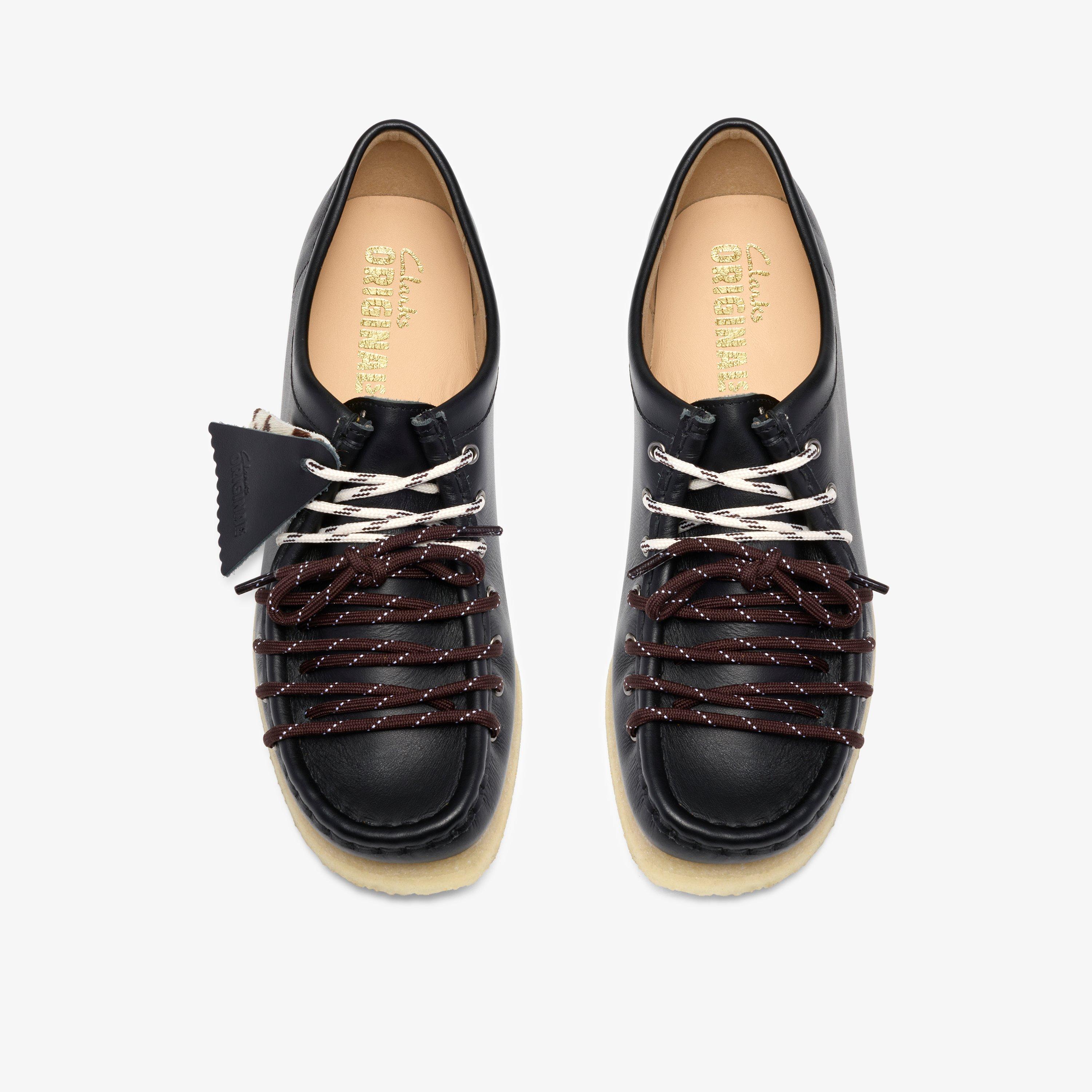 Wallabee Lace Black Combination Leather Wallabees Lace Up, view 7 of 10