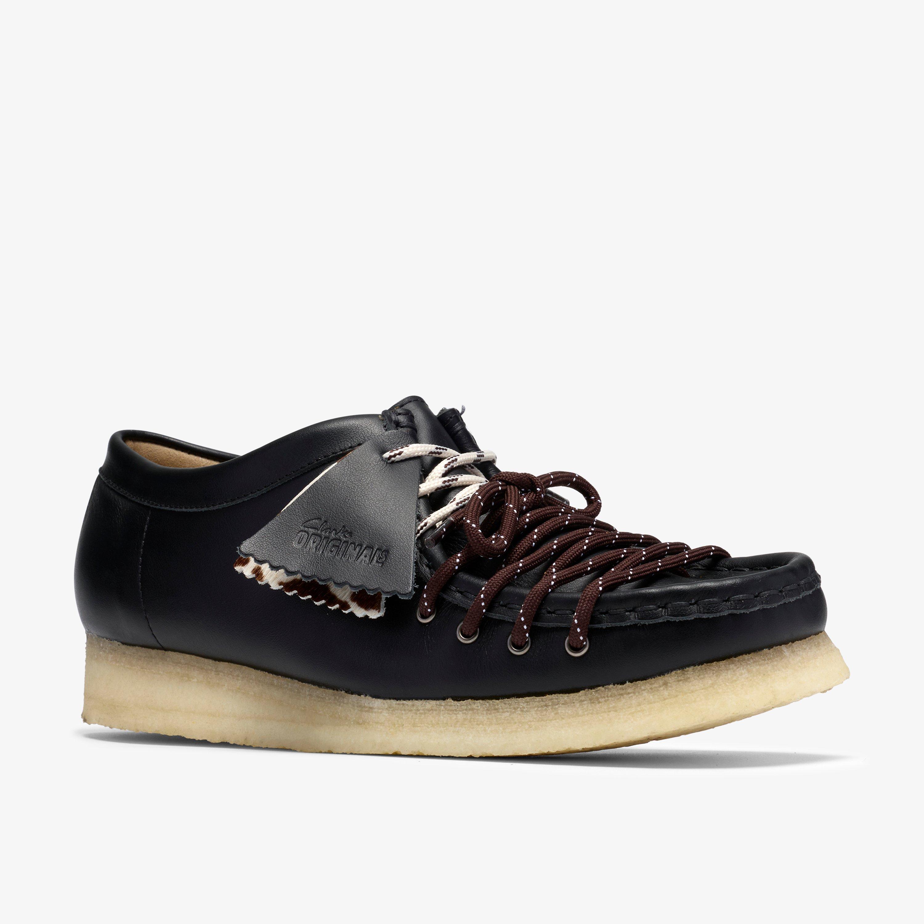 Wallabee Lace Black Combination Leather Wallabees Lace Up, view 8 of 10