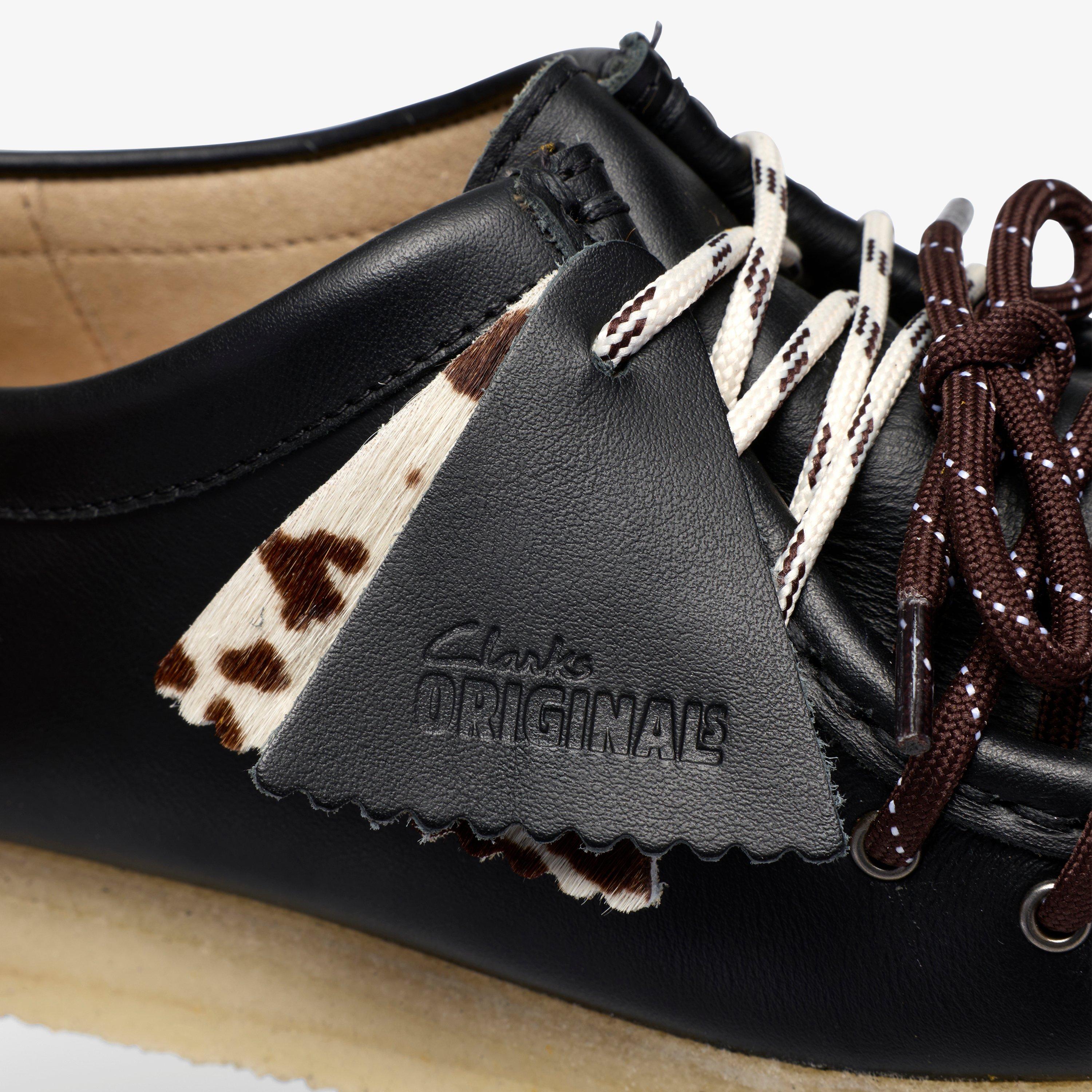 Wallabee Lace Black Combination Leather Wallabees Lace Up, view 9 of 10