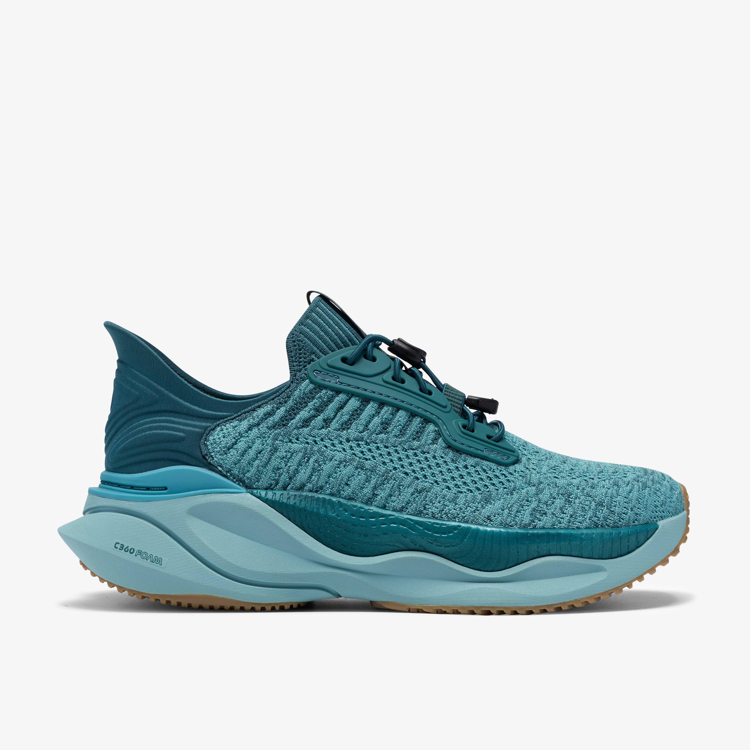 Pace Rise Teal Combination Trainers Walking, view 1 of 6