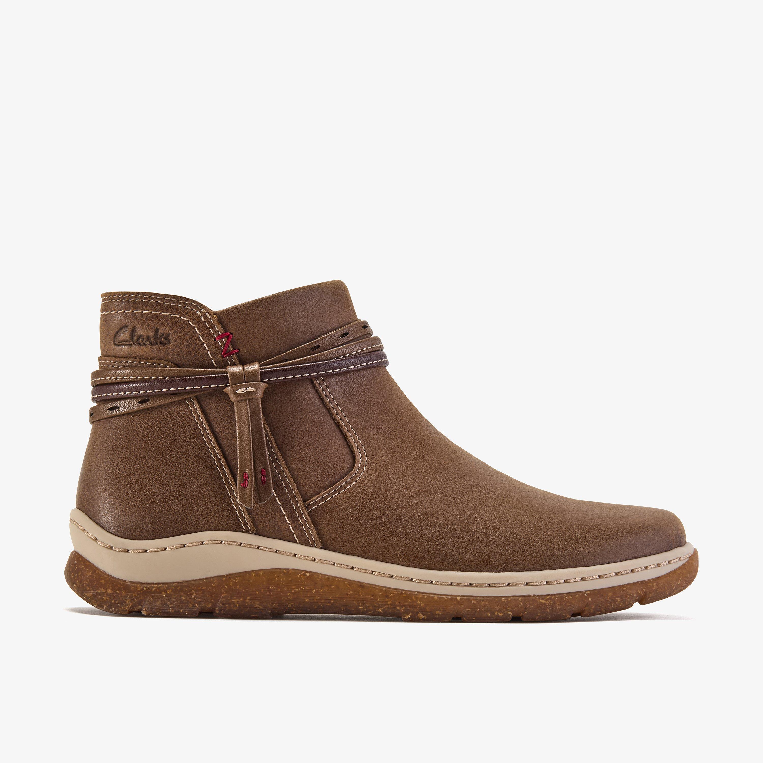 Orlene Roam Walnussbraunes Leder Stiefeletten, view 1 of 6