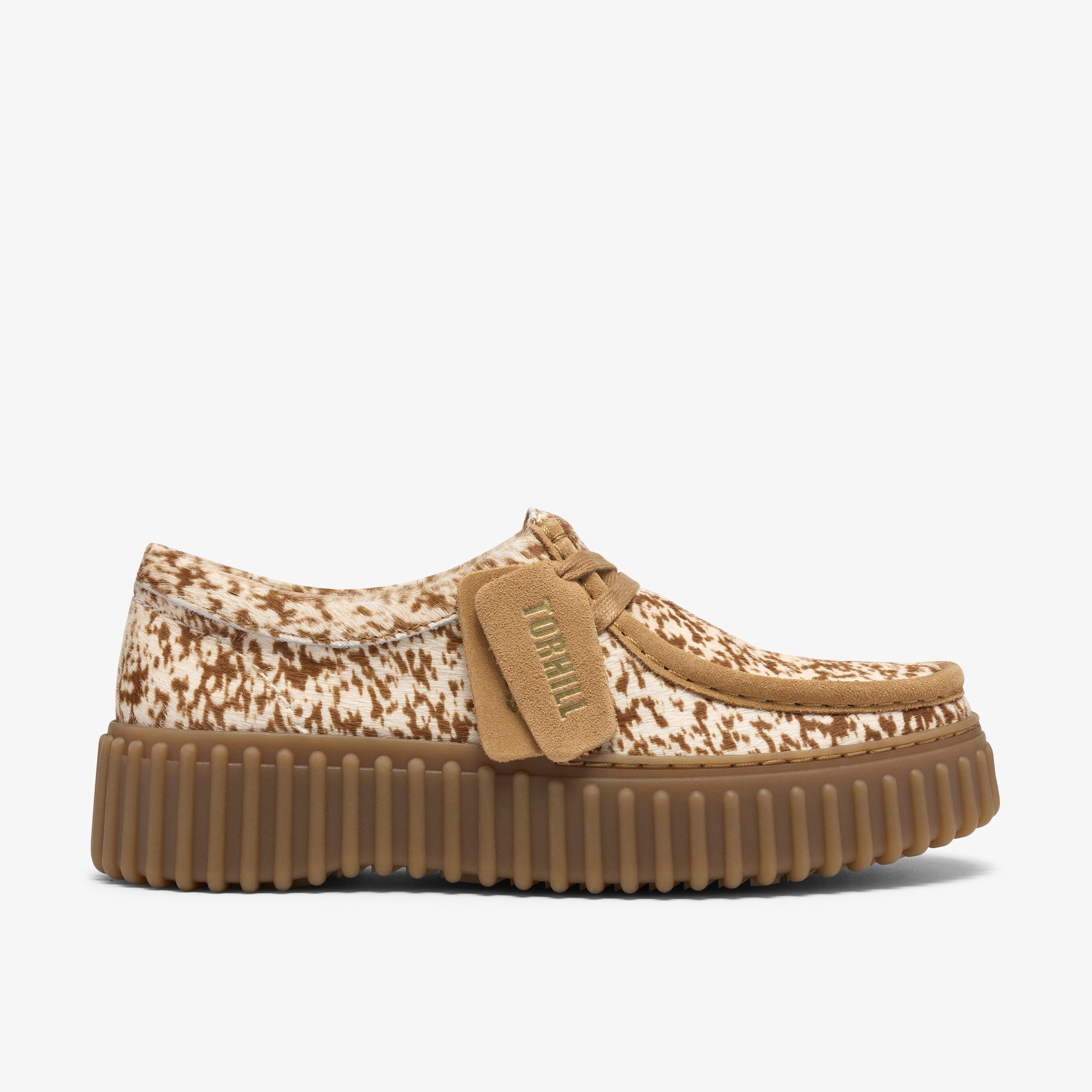 Torhill Bee Brown Animal Print Lace Up Torhill, view 1 of 8